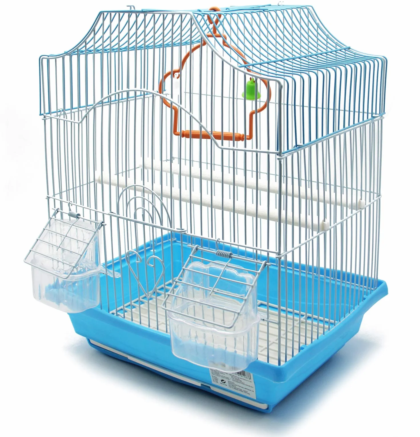 BPS Klatka dla ptaków Ptak Periquito Kanaryjski z podajnikiem Popijający Skoki Wieszaki rekreacyjne 30x23x39 cm Kolor losowy BPS-1187