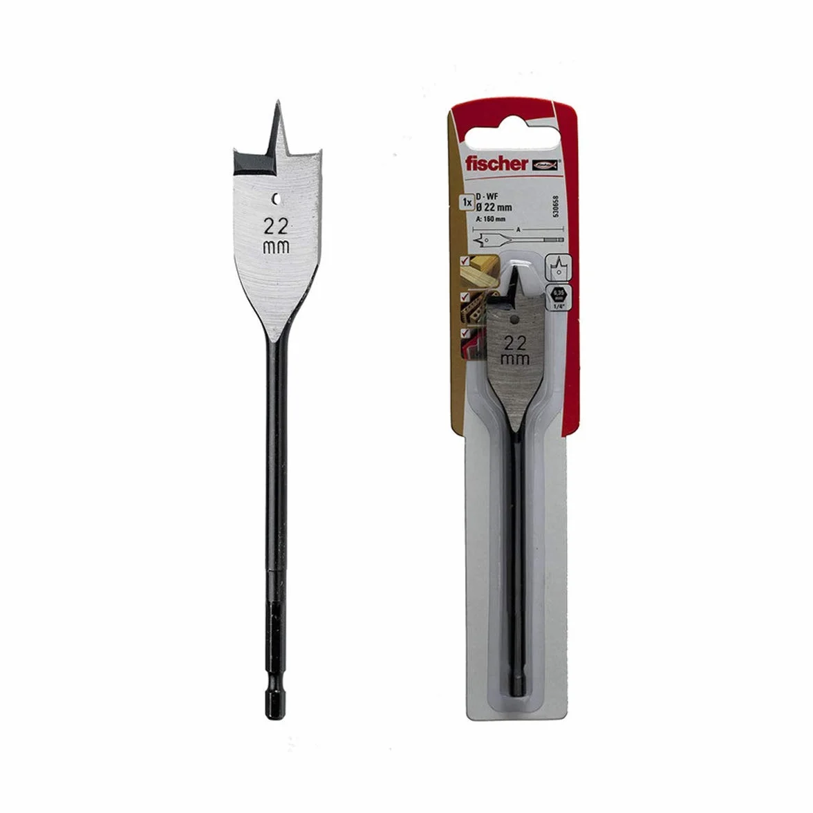 FISCHER 530665 wiertło do drewna 30 mm