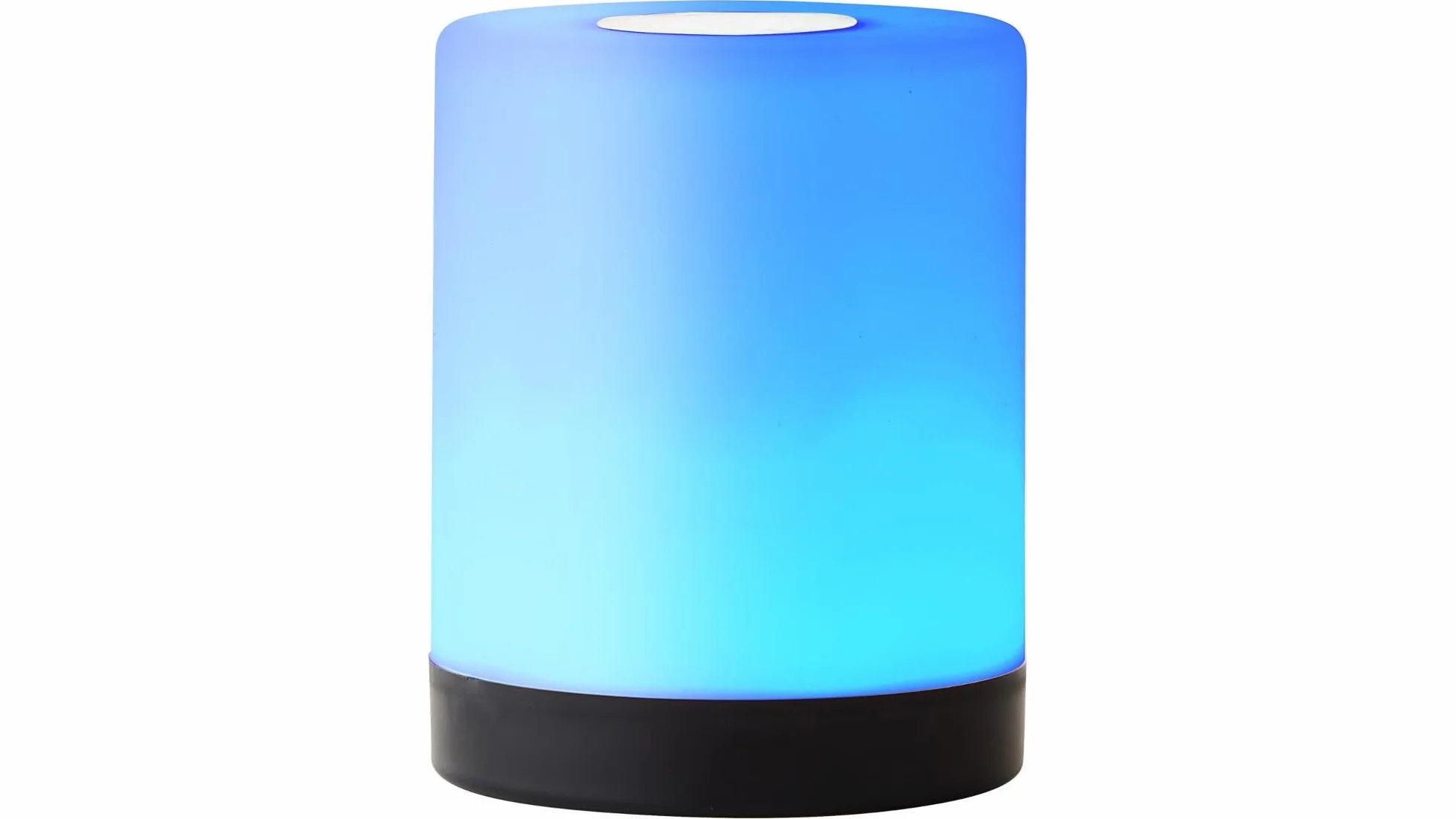 Lampa stołowa Aro w kolorze czarnym, bezprzewodowa lampa LED z akumulatorem, 3000 K, zmiana kolorów RGB, dotykowy, funkcja ładowania USB, odporna na warunki atmosferyczne IP44, mobilna, 11,6 cm,