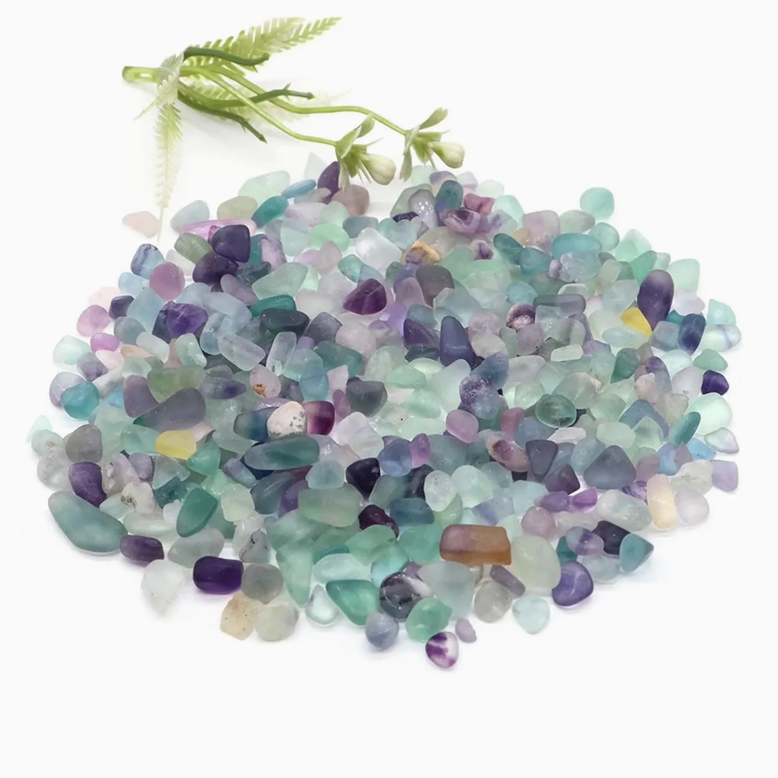 Naturalny podłoże kwarcowe do akwariów, Akwarium Żwir Kryształy Kamienie kwarcowe Multicolor 1-10mm 20g 50g 100g(Color 26,100g)