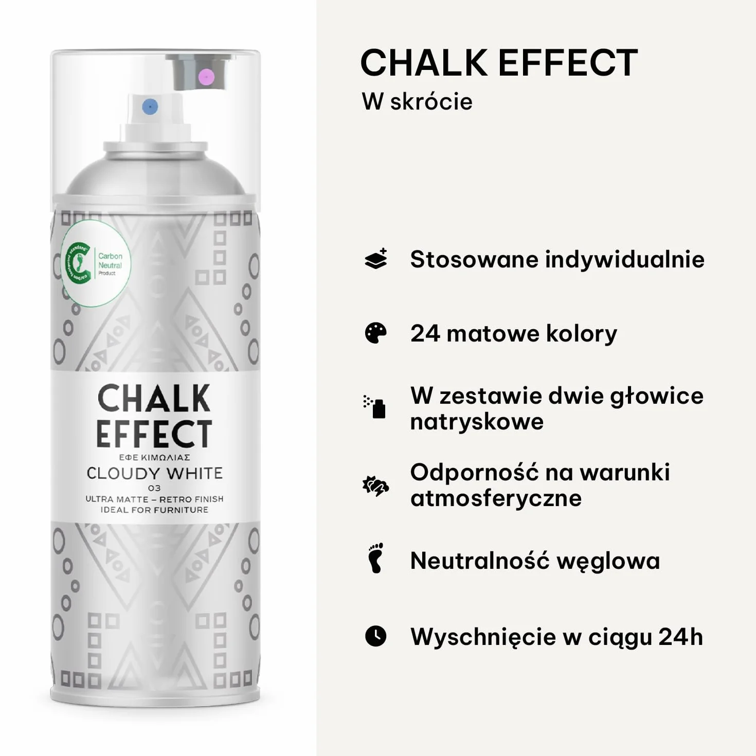 CL COSMOS LAC Farba kredowa Spray Chalk Effect