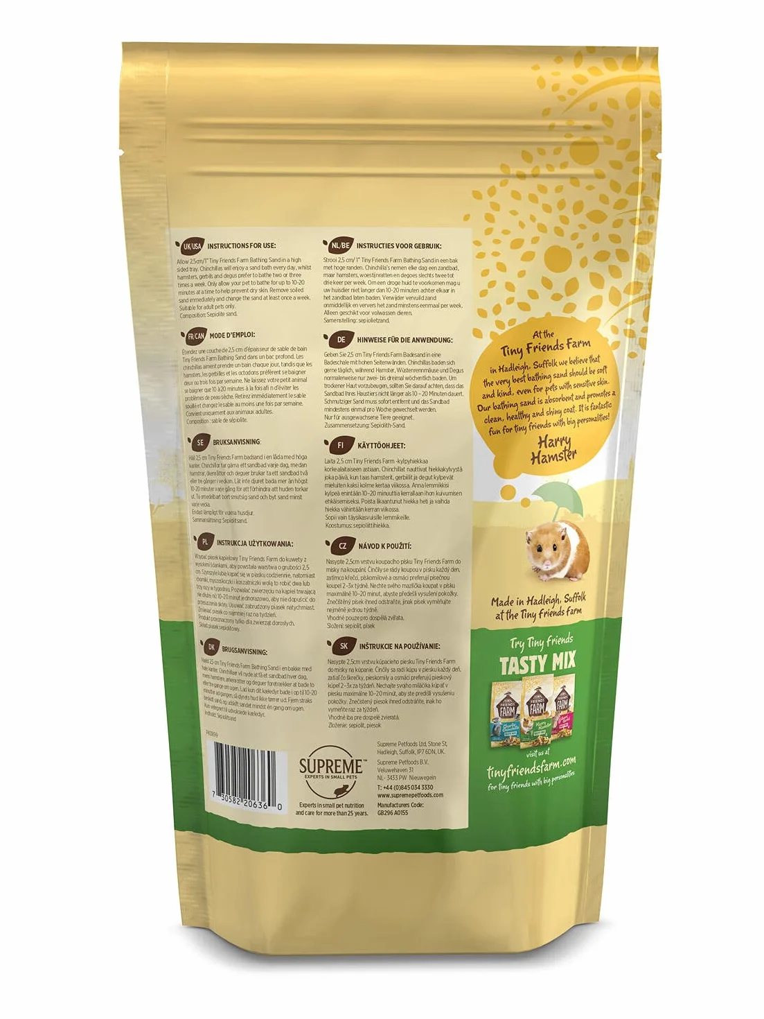 Supreme Tiny Friends Farm Bathing Sand 2.2lb