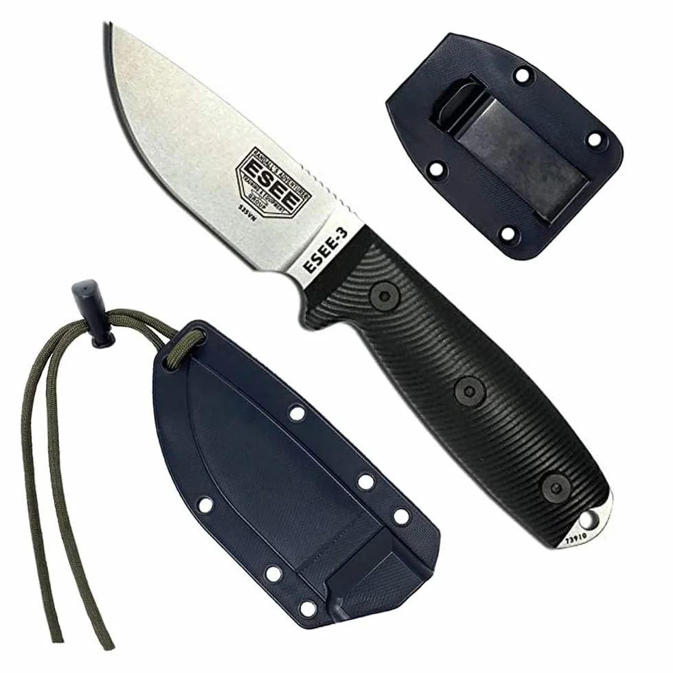 ESEE Model 3 3D Fixed Blade S35, czarny