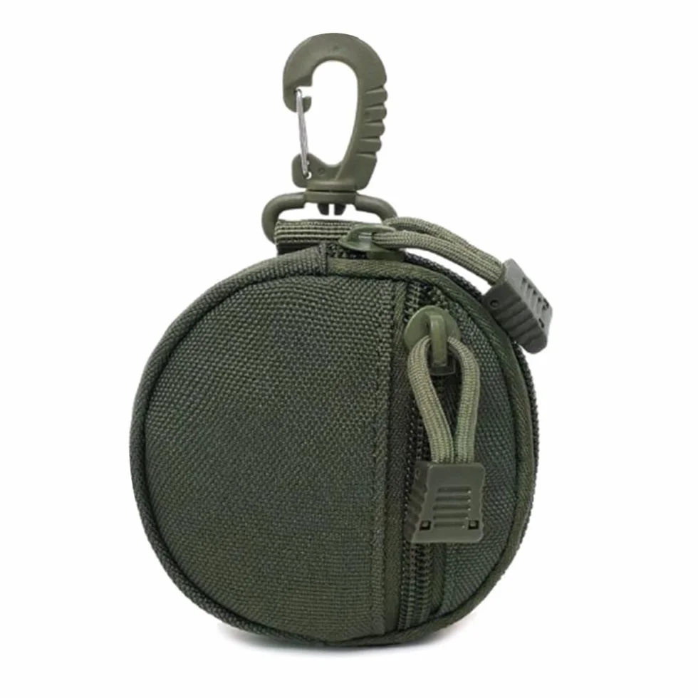 DONGKER Molle torba na smakołyki dla psów, kompaktowe kieszenie, przenośna torba na karmę z karabińczykiem, na podróż, spacery, do użytku na świeżym powietrzu