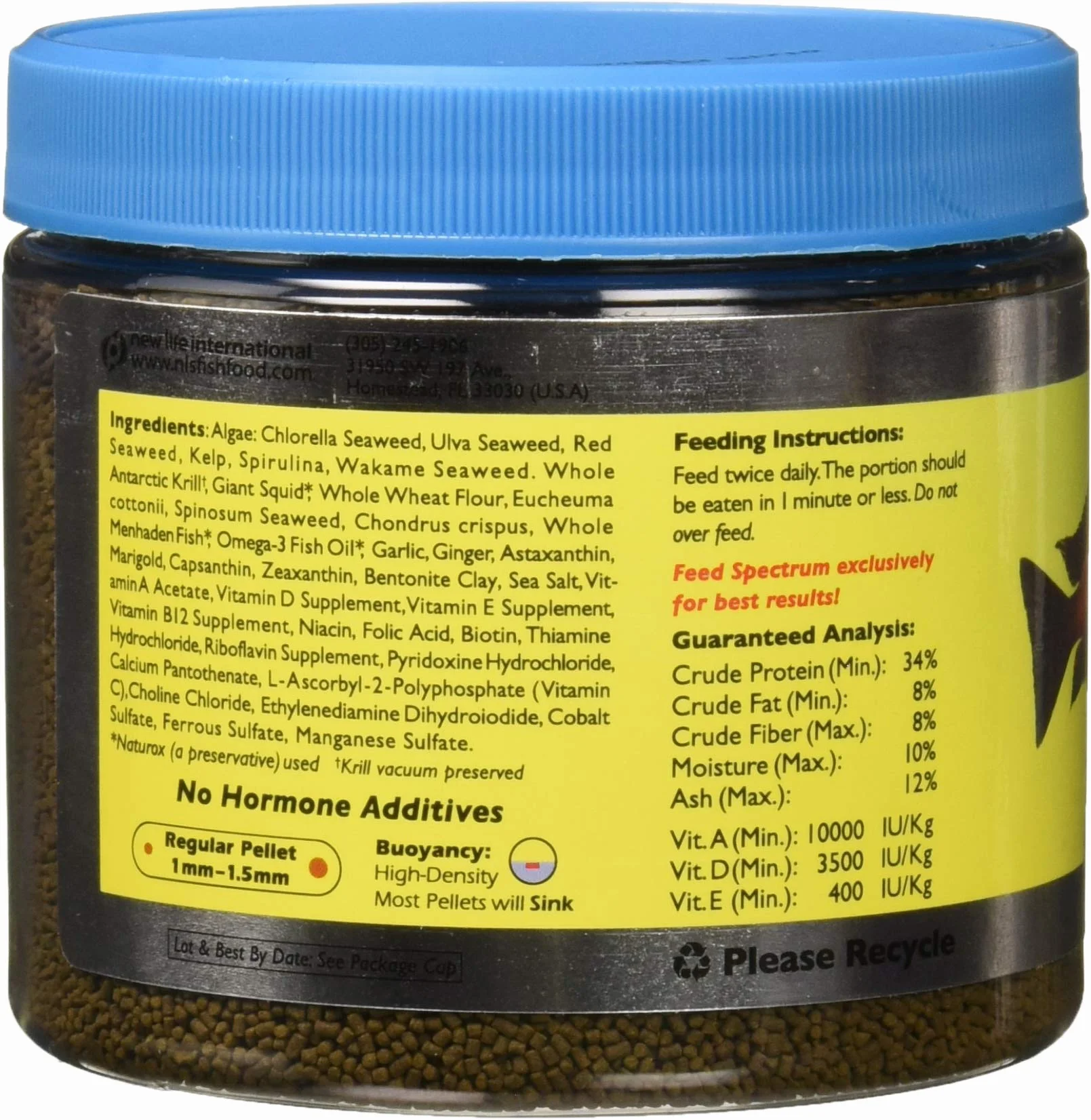 New Life Spectrum AlgaeMax Regular 300 g Naturox Series