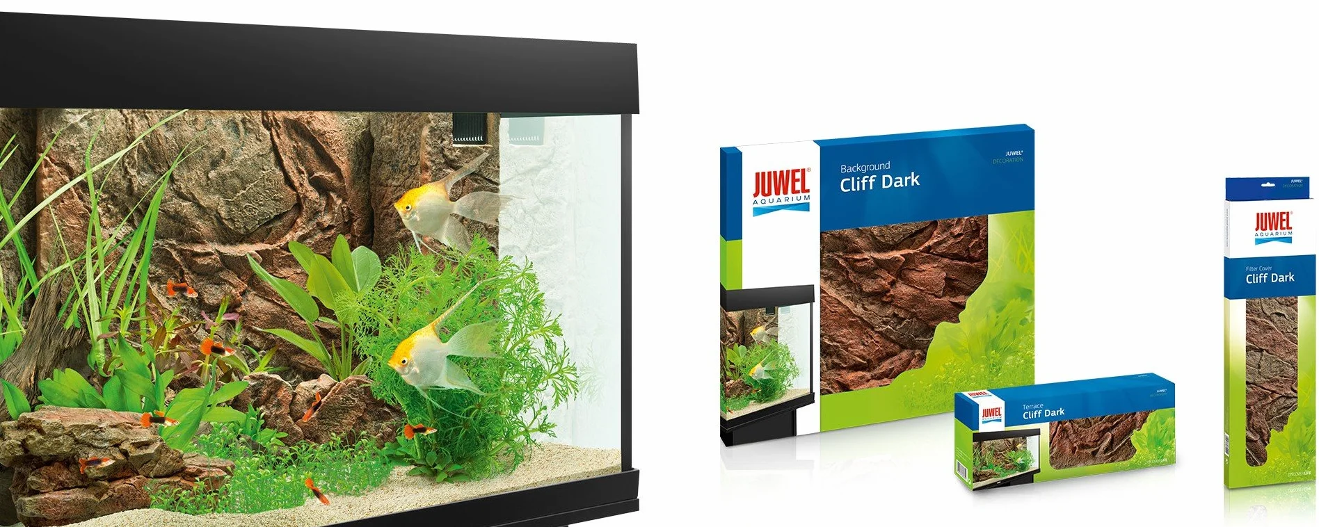 Juwel Aquarium 86941 Background Cliff Dark Struktura tylna ścianka