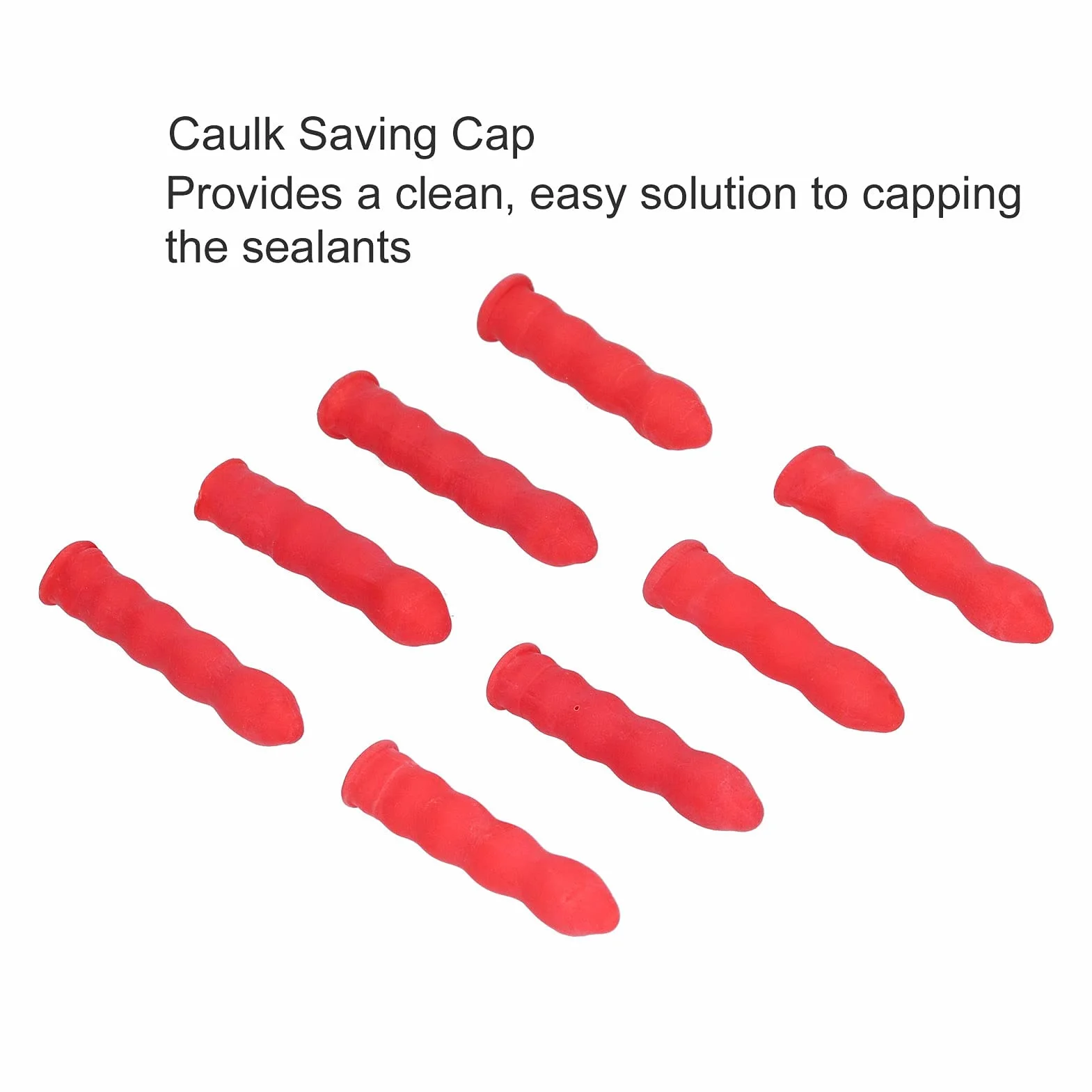 100 Sztuk Caulk Saving Cap Latex Caulk Cap Saver do Uszczelniania i Konserwacji, Czyste i łatwe Rozwiązanie do Ponownego Wykorzystania Produktów z teksturą Kleju