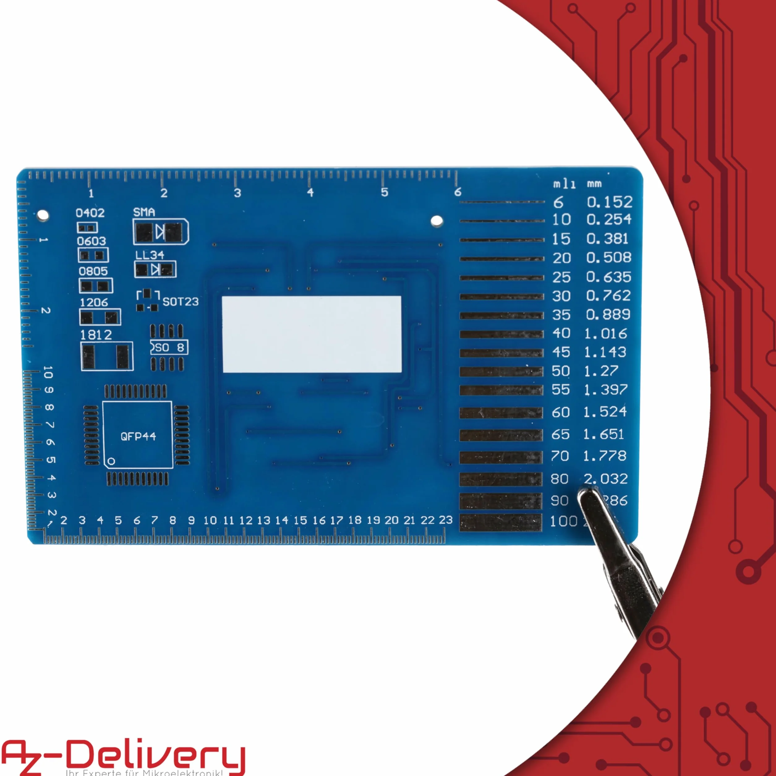 AZDelivery NE555 SMD zestaw do lutowania DIY moduł LED