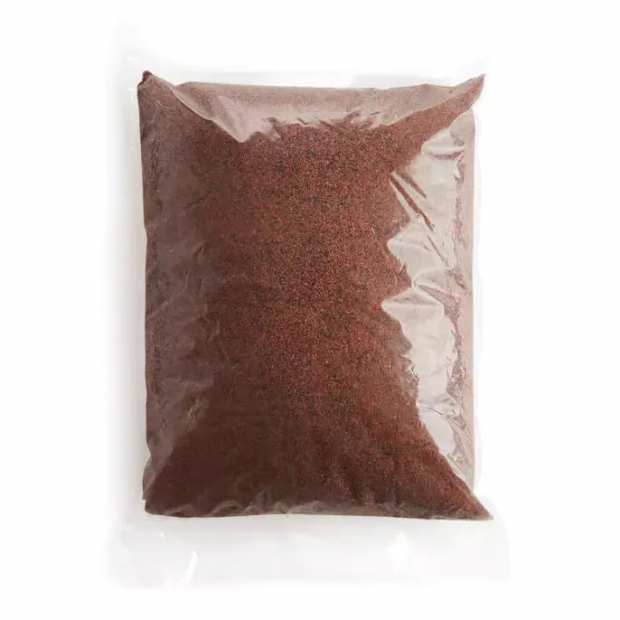 HAPPET Czerwono-Czarny Piasek do Terrarium 5 kg – Naturalny, Średnioziarnisty Piasek 0.8–1.0 mm, Idealny dla Gadów i Bezkręgowców Pustynnych