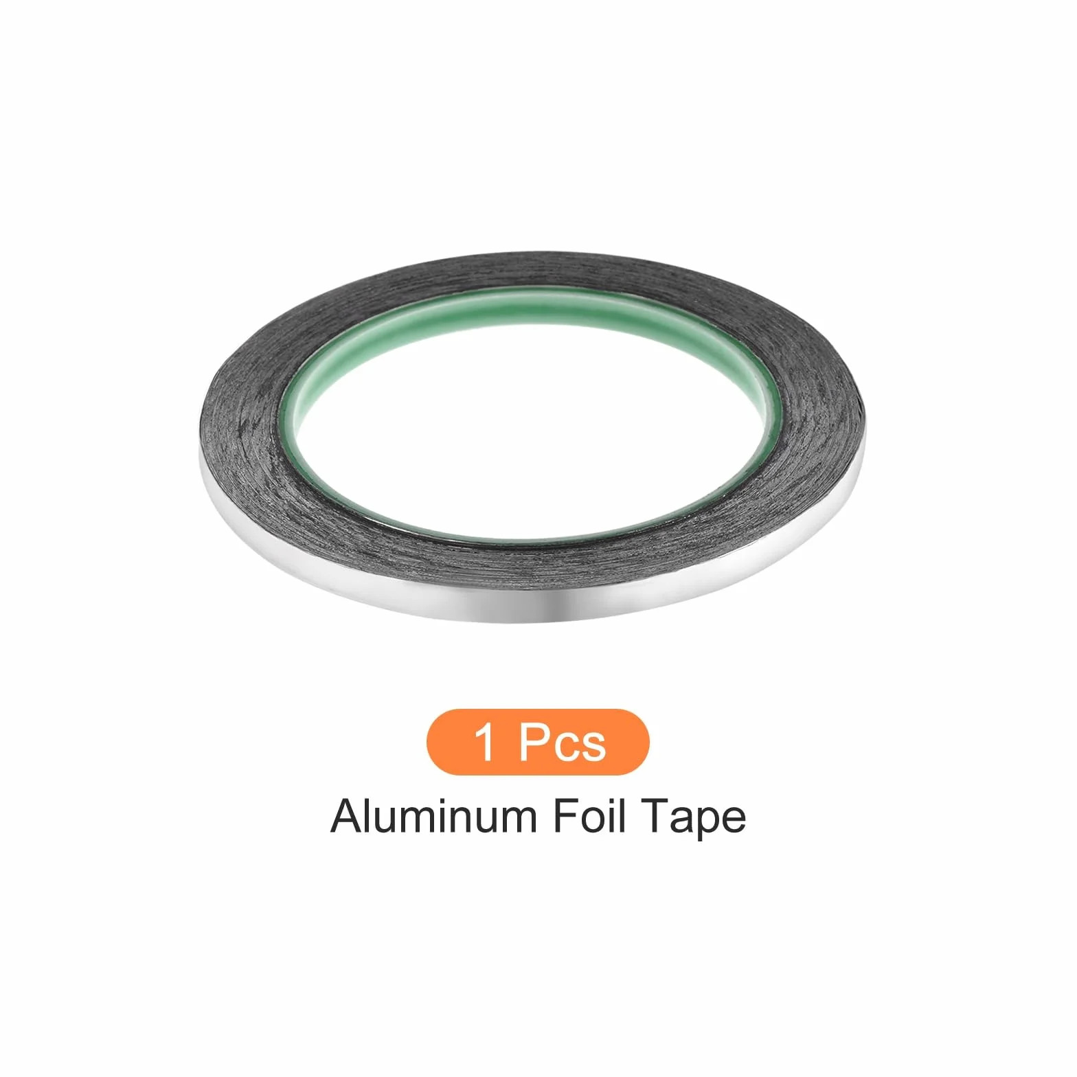 Folia aluminiowa metalowa taśma klejąca, do uszczelniania łatek na gorąco zimno HVAC, kanału, rury izolacyjnej - 1/4 cala/66pi/2,4 ml
