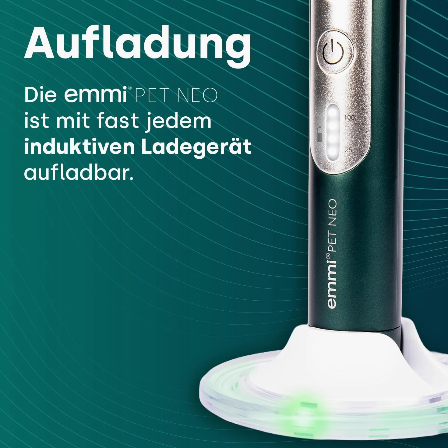 emmi-PET NEO ultradźwiękowa szczoteczka do zębów dla psów 3 tryby czyszczenia