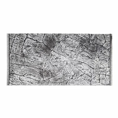 Tylna ścianka do akwarium 3D cienka imitacja łupka szara 120 x 60/117 x 54 cm tło akwariowe