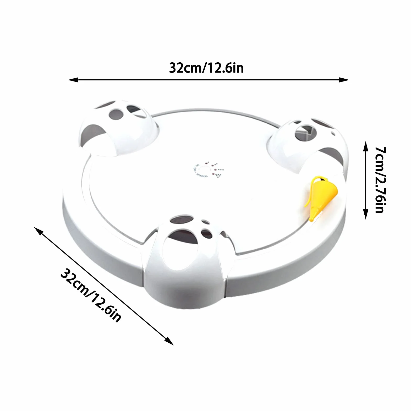 BUYTER Interaktywny gramofon dla kota Obrotowa zabawka Puzzle elektryczne Catch Mouse Play Plate