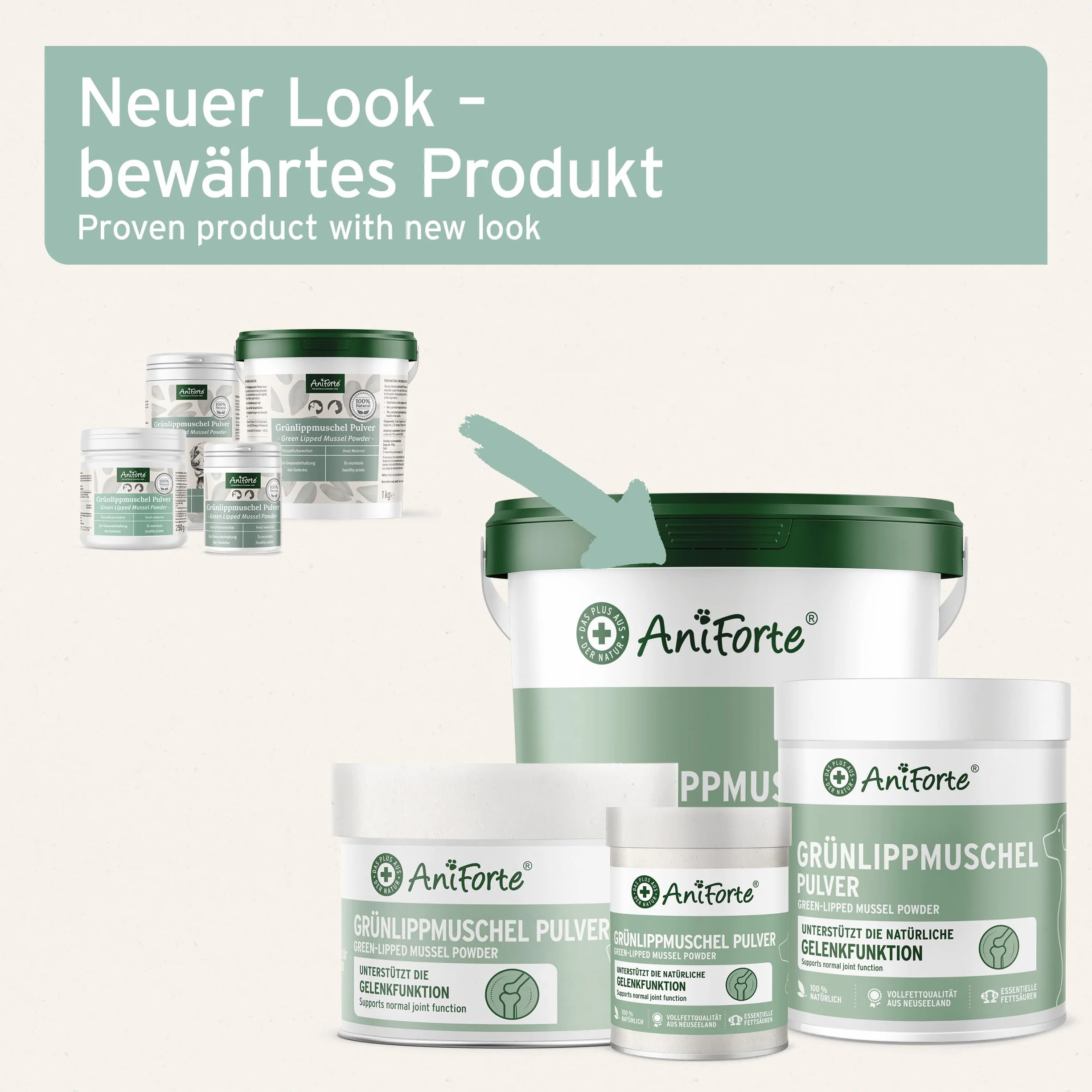 AniForte Proszek z Muszli Omule Zielonowargowego Pies 500g ZWYCIĘZCA PORÓWNANIA 2023 – Produkt Naturalny dla Stawów i Funkcji Stawów, Proszek z Muszli Omule Zielonowargowego Pies w Pełnotłustej