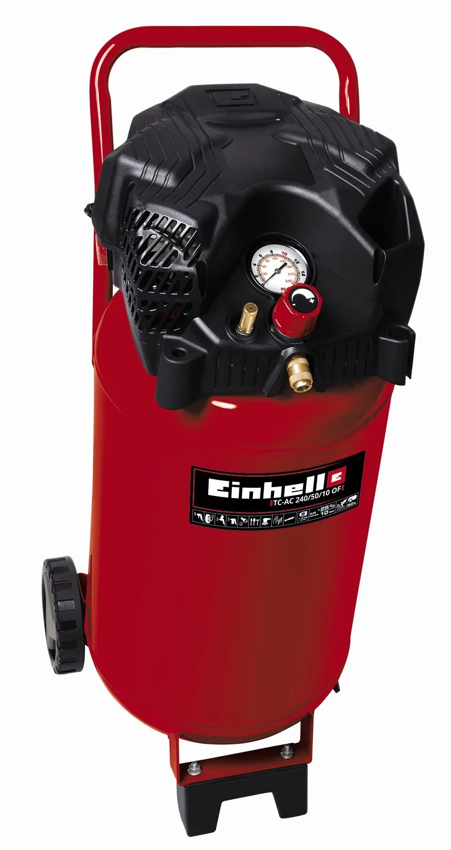 Einhell Sprężarka Powietrza 1500 W Czerwony Czarny