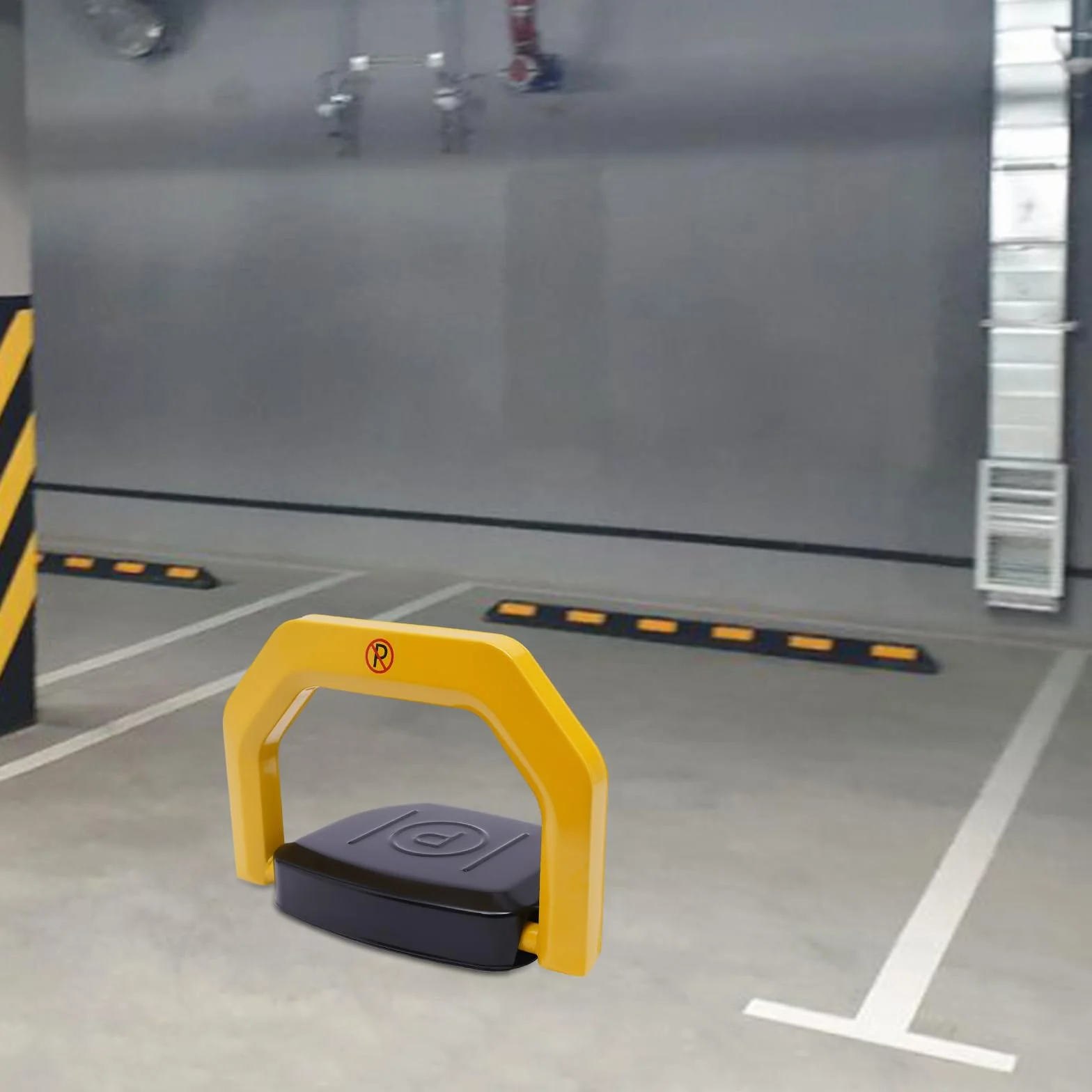 Zdalnie sterowany słupek parkingowy z pilotem, składany, blokada parkingu