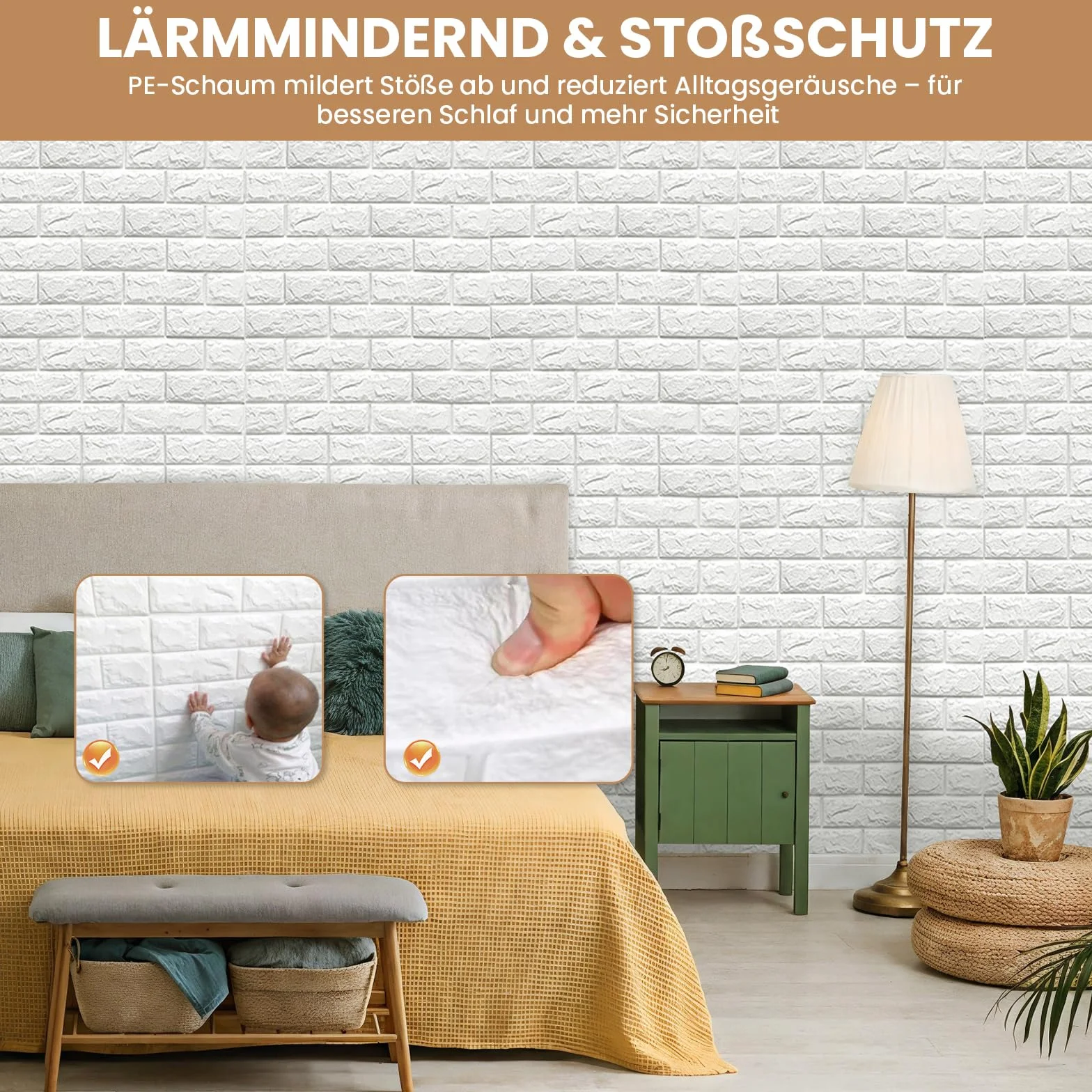 Samoprzylepne panele ścienne 3D, 70 cm x 10 m – tapeta o wyglądzie kamienia, tapeta z cegły, wodoodporna naklejka ścienna z cegły, tapeta ścienna do kuchni, sypialni, salonu, jako dekoracja