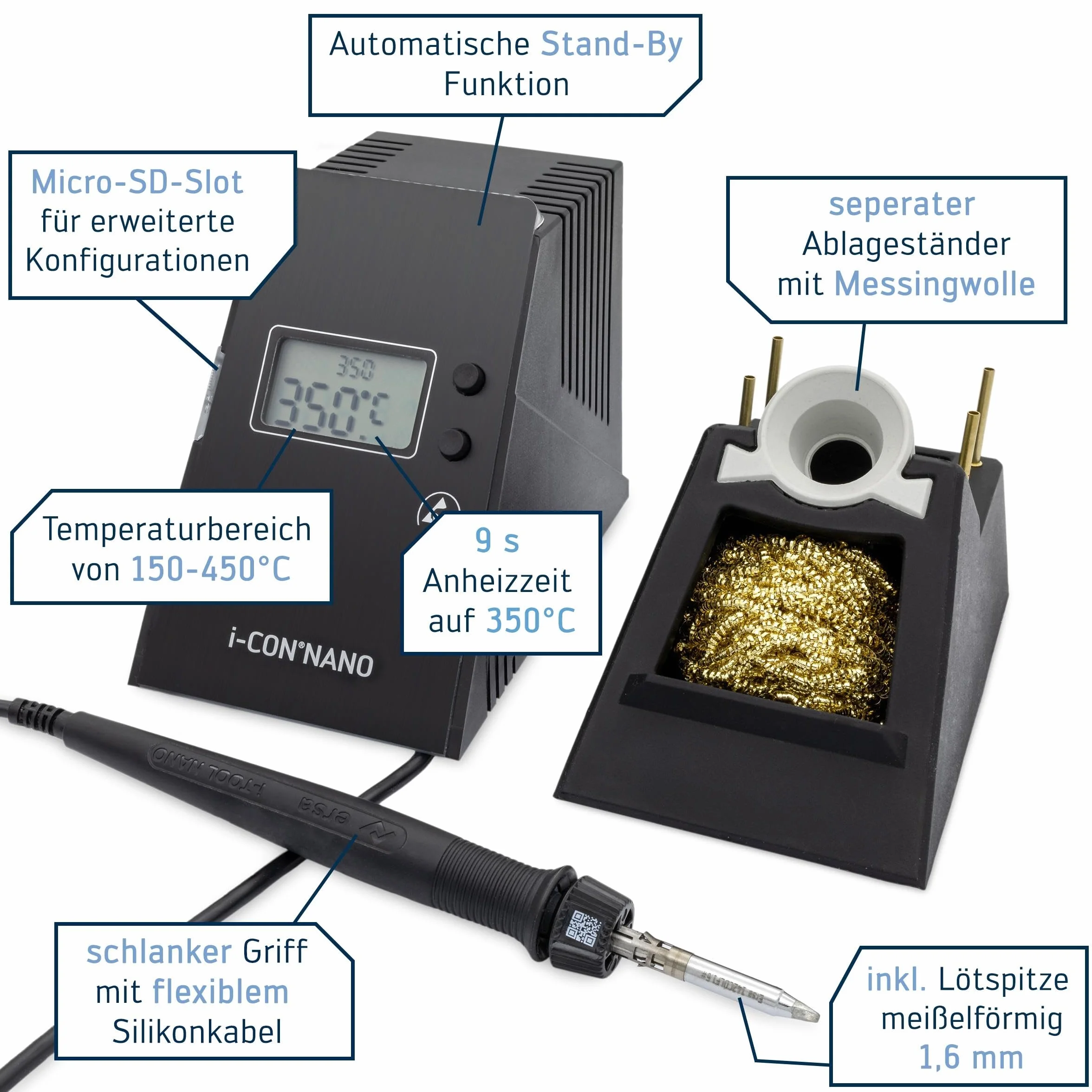 Ersa Stacja lutownicza 80 W 150-450°C