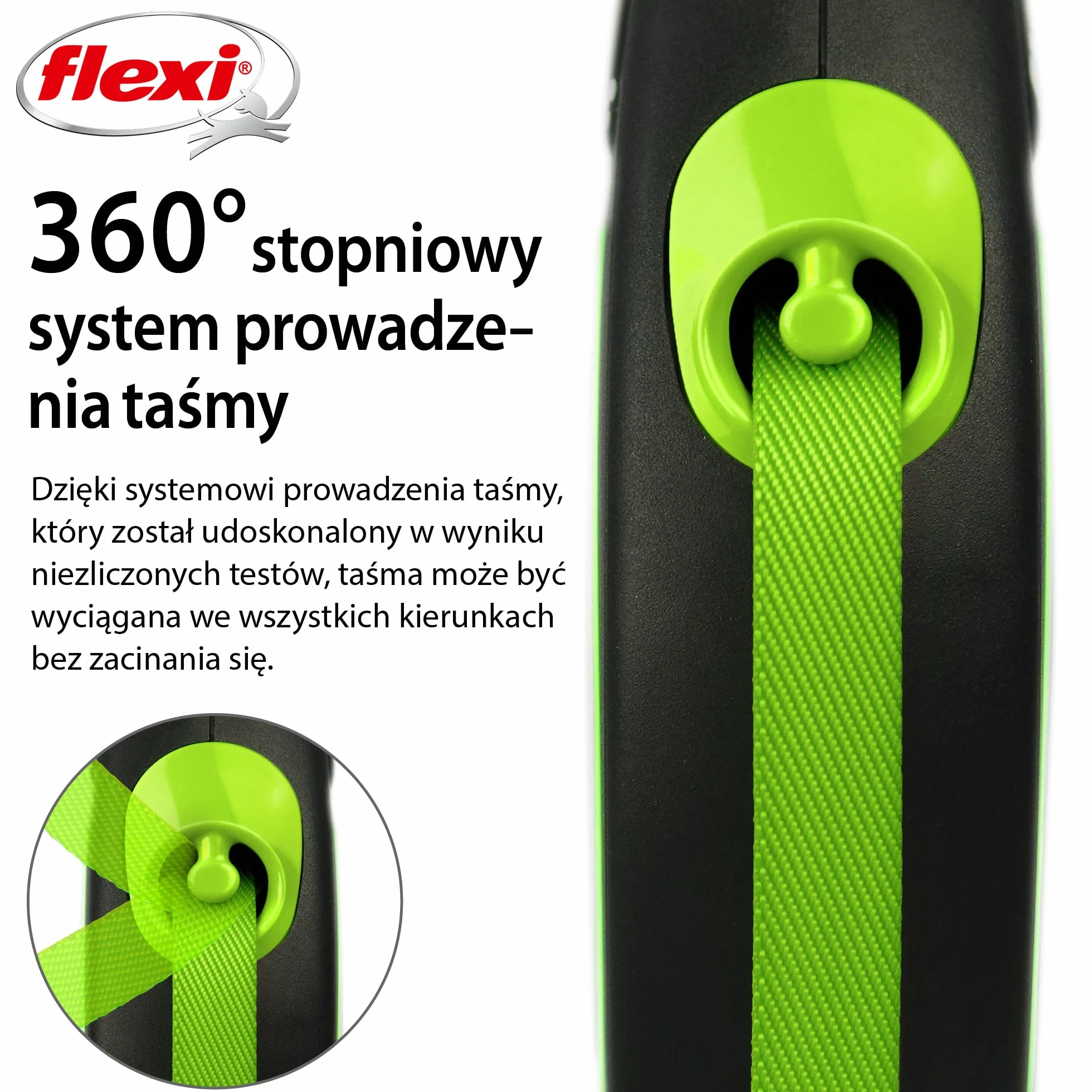 FLEXI New NEON neonowy zielony pasek 5 m