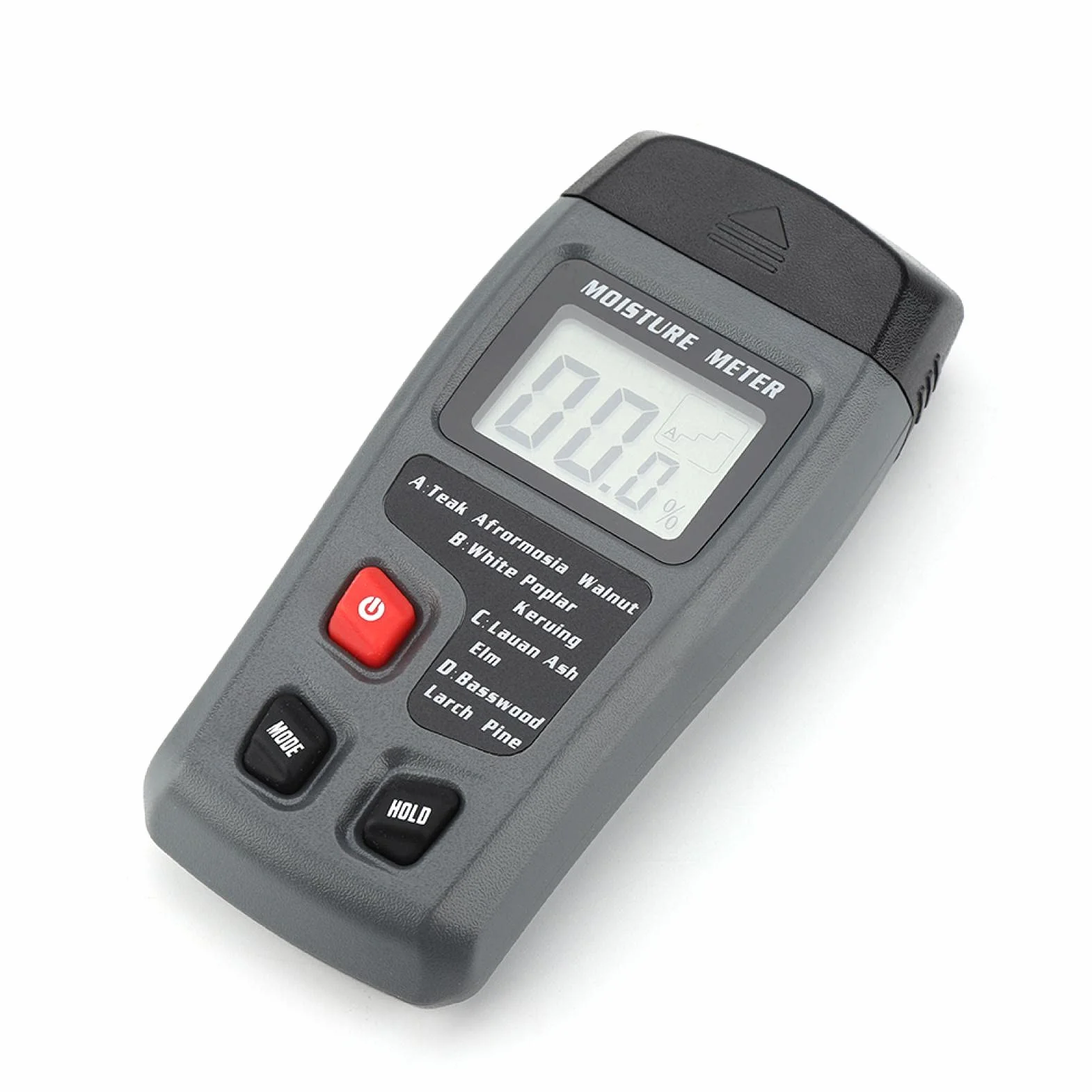 Cyfrowy miernik wilgotności drewna LCD, tester wilgotności do drewna i materiałów budowlanych