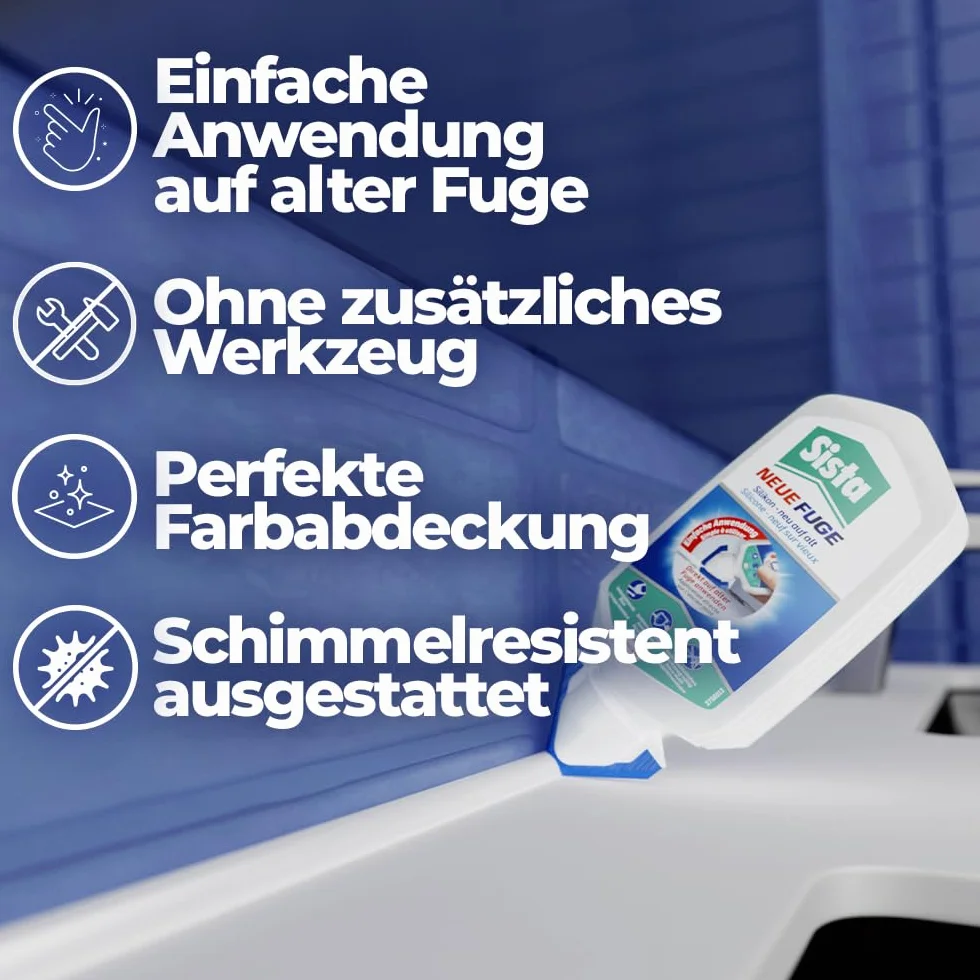 Sista Pattex silikon sanitarny biały 80 ml odporny na pleśń