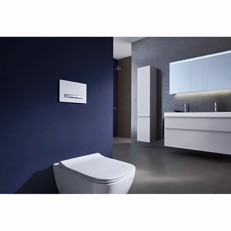 Geberit Sigma50 płytka uruchamiająca przycisk spłukiwania chromowany szkło dymne lustrzane 115.788.SD.2
