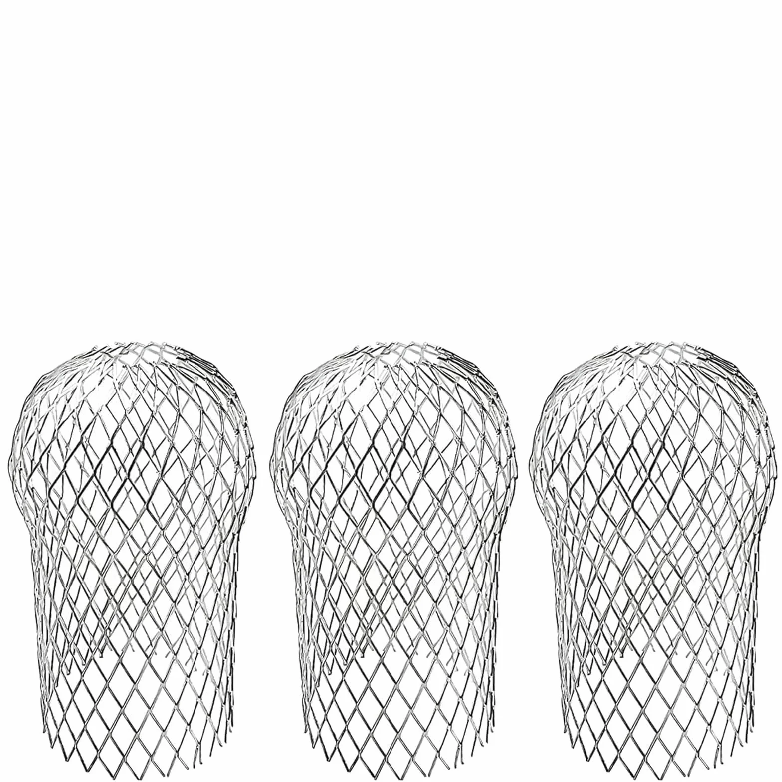 Sitko rynnowe aluminiowe 17 cm ochrona rury spustowej 4 sztuki