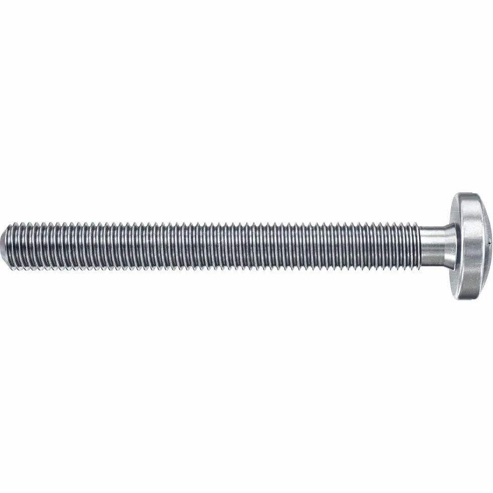 fischer 572911 DuoHM kołki rozporowe, 4 x 55 S PZ ze śrubą metryczną i napędem PZ do mocowania wsporników telewizyjnych, świateł, półek ściennych itp. w materiałach budowlanych panelowych (4 sztuki)