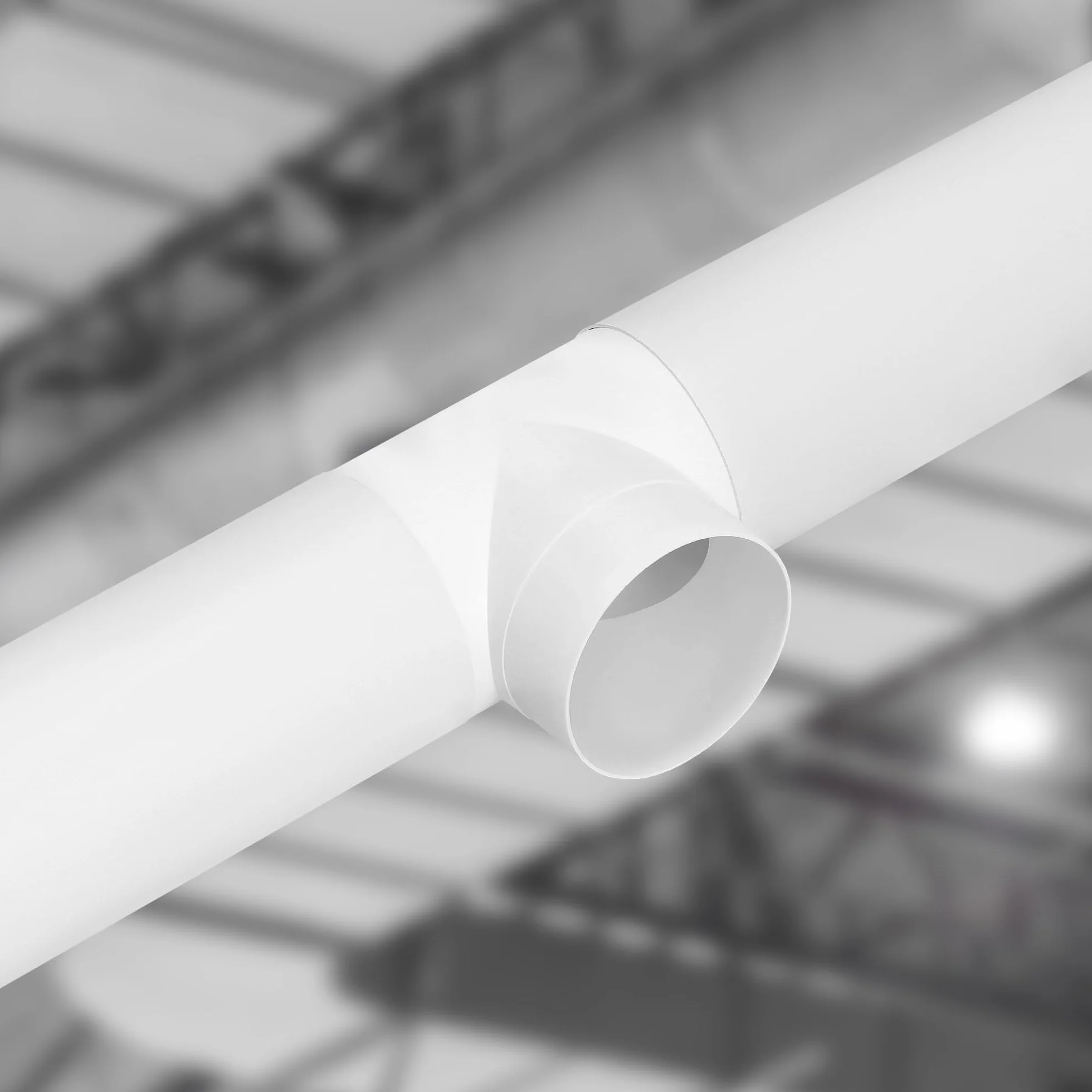 KOTARBAU® Łącznik trójnik do systemów wentylacyjnych Ø 100 mm ABS