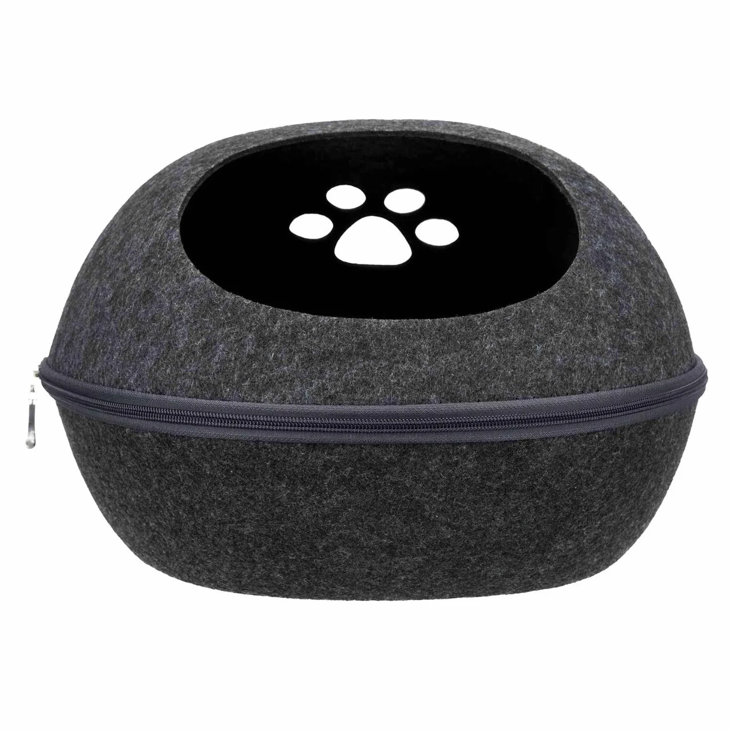 Trixie 36319 Liva przytulna jaskinia, filcowa, 40 × 24 × 47 cm, antracytowa, czarna