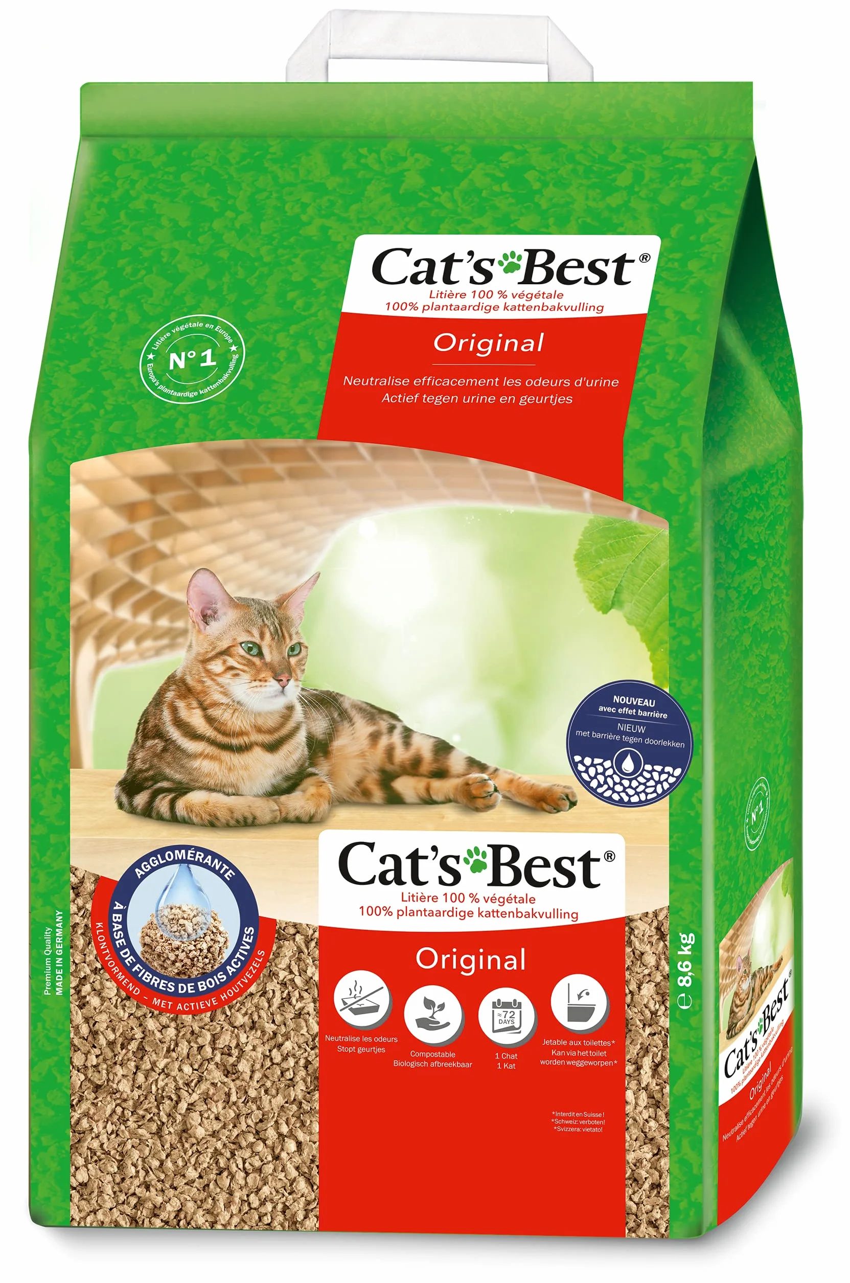Cat's Best Oryginalny 8,6 kg / 20 l