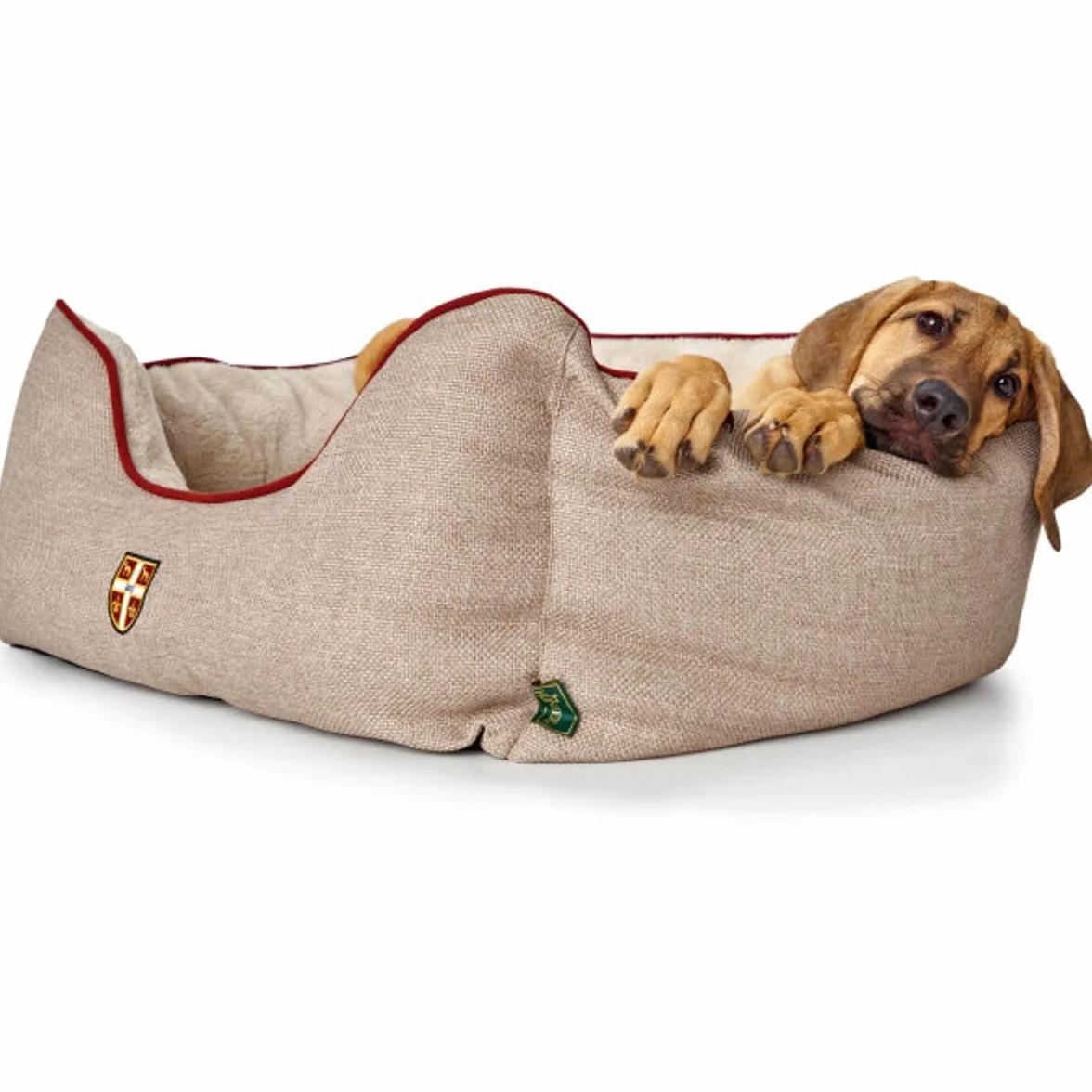 HUNTER Sofa dla psa, uniwersytet, średnia, 80 x 60 cm, brązowa/brązowa
