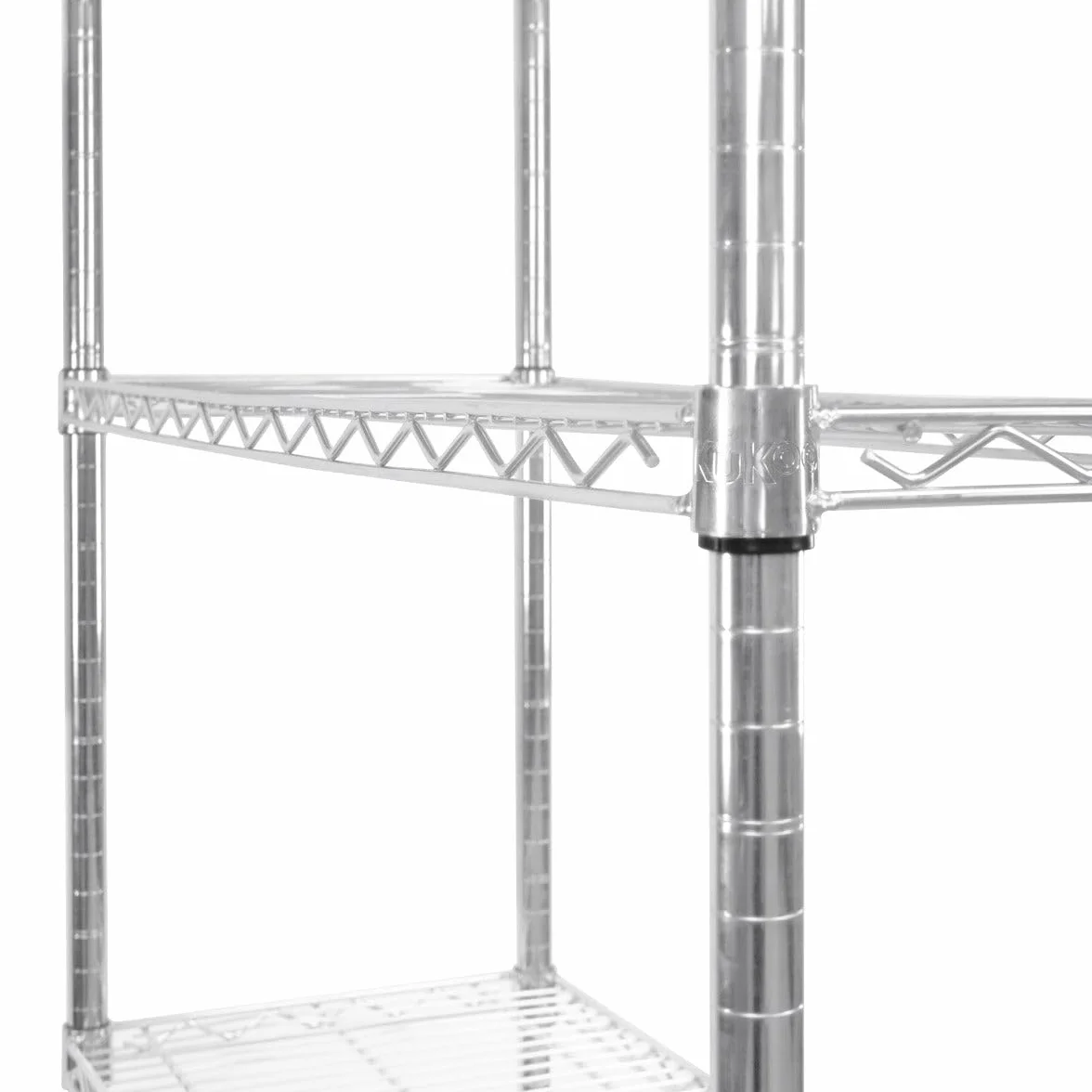 Półka druciana metalowa 1000 kg 45x120x180 cm srebrny chrom