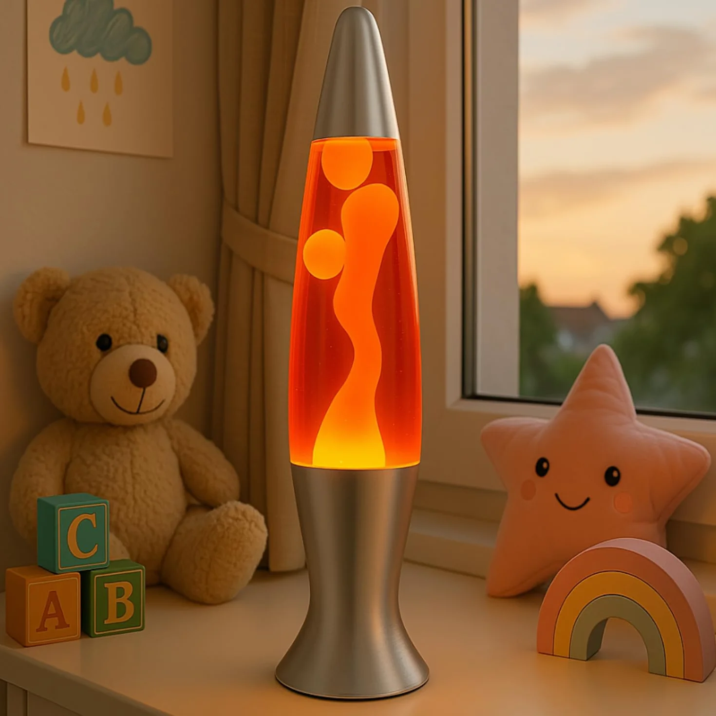 Lunivers Lampa lawowa, hit lat 70