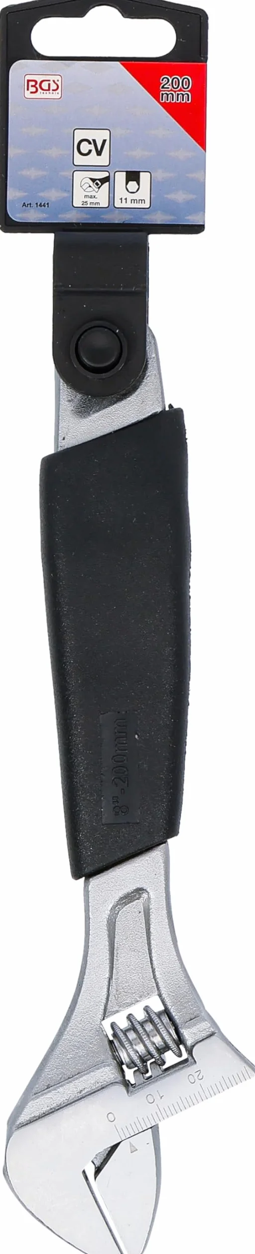 BGS 1441 | Klucz nastawny z uchwytem z tworzywa | maks. 25 mm