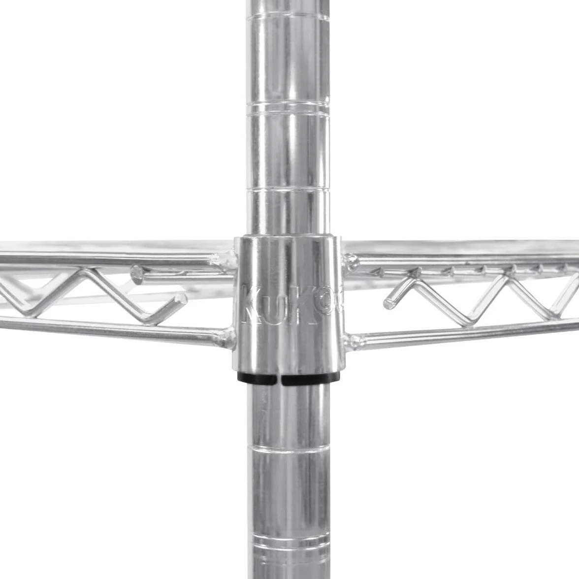 Półka druciana metalowa 1000 kg 45x120x180 cm srebrny chrom