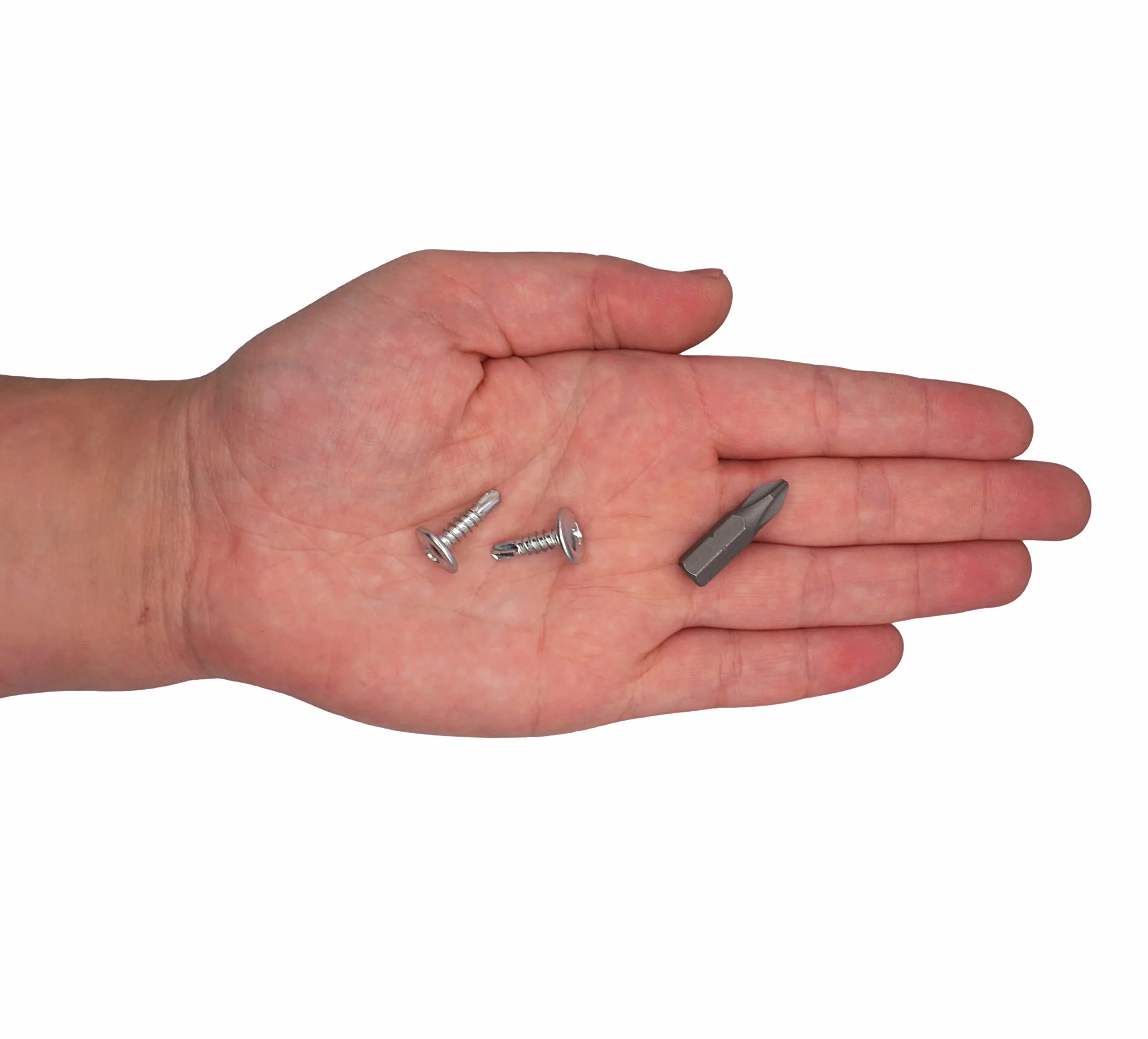 SKIR'CO (1000 szt.) ocynkowane wkręty samoniercające 4,2 x 16 mm, śruba do blachy, zmodyfikowana PH głowica kratownicy