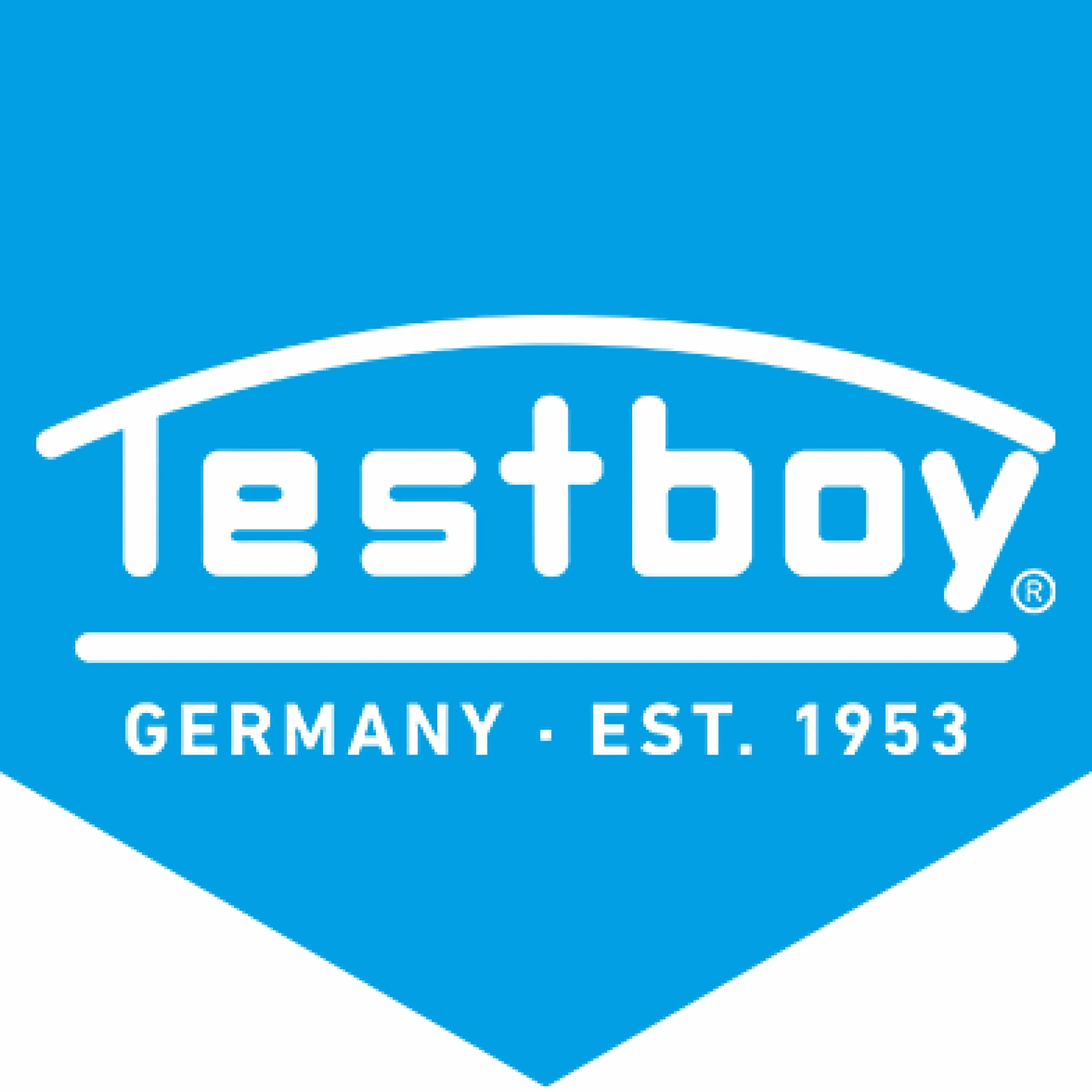 Bezdotykowy tester napięcia Testboy 114 od 12 V AC z wyświetlaczem optycznym i wibracyjnym (wykrywacz napięcia, wbudowana latarka LED, CAT III 1000 V, obudowa z tworzywa ABS), czerwony