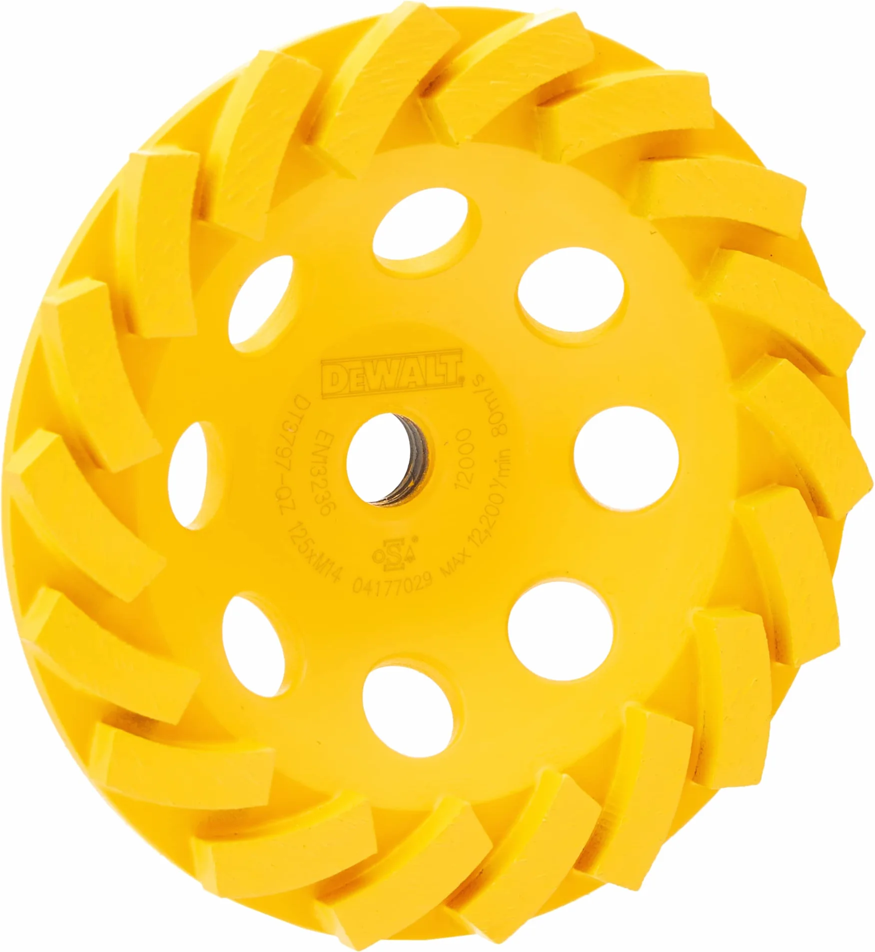 DEWALT Praktyczny Tarcza copa 125mm rosca m14 turbo dla profesjonalistów i majsterkowiczów do pracy profesjonalnej 125mm