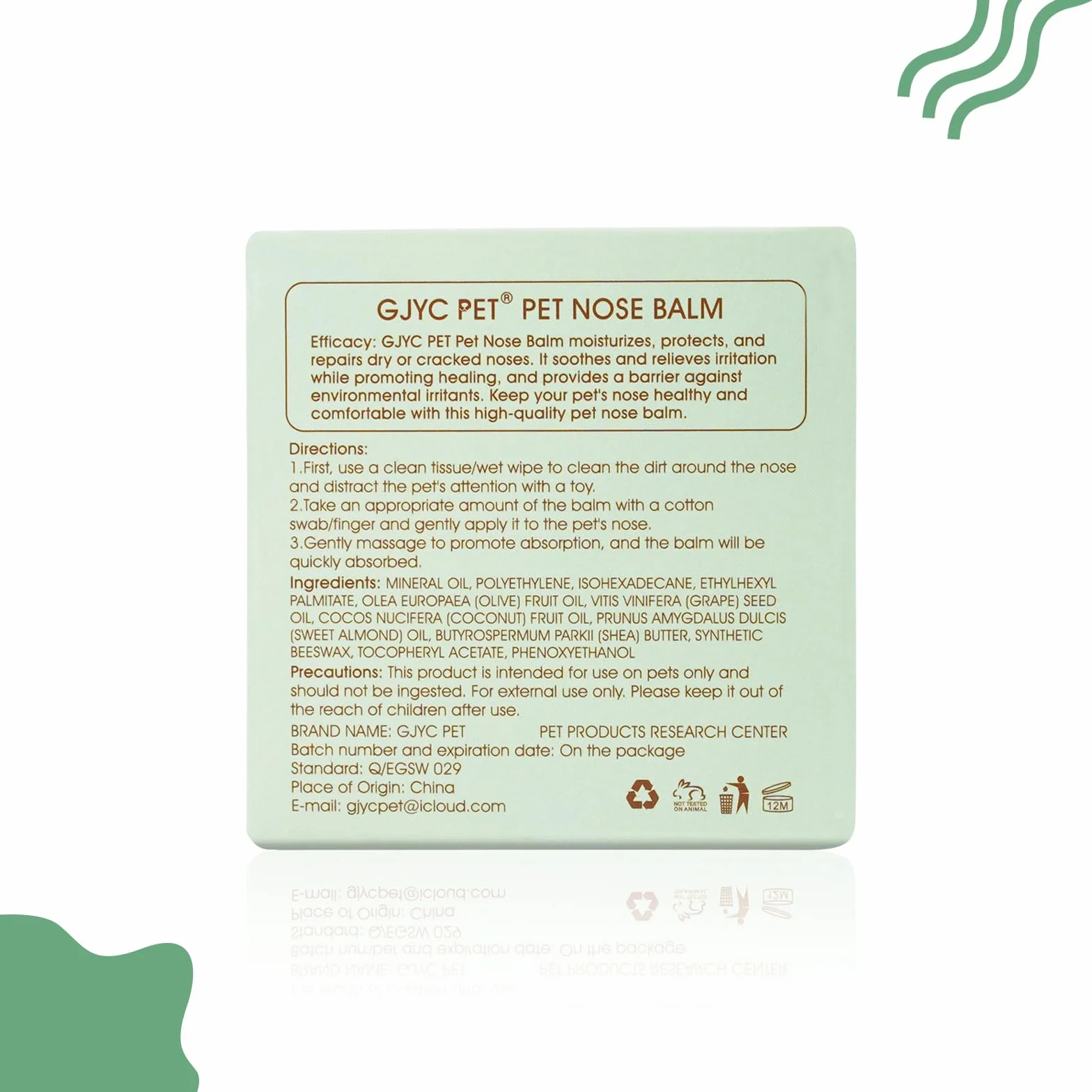 Natural Snout Soother Balsam do Nosa dla Psów – 30 g, Nawilżający Balsam na Suchy i Popękany Nos, Naturalna Krem do Nosa dla Psów i Kotów
