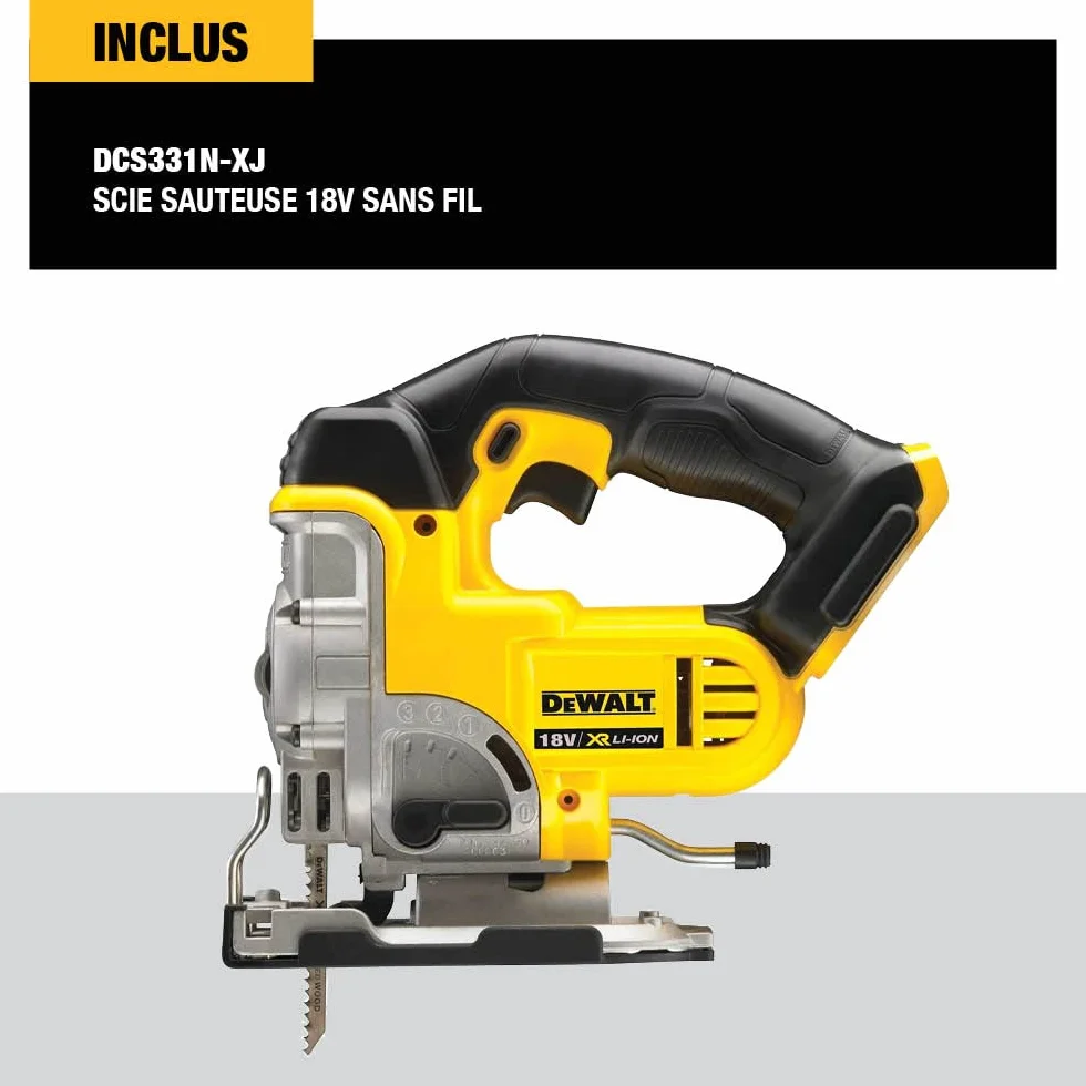 Dewalt Wyrzynarka, Czarny/Żółty, 135 mm