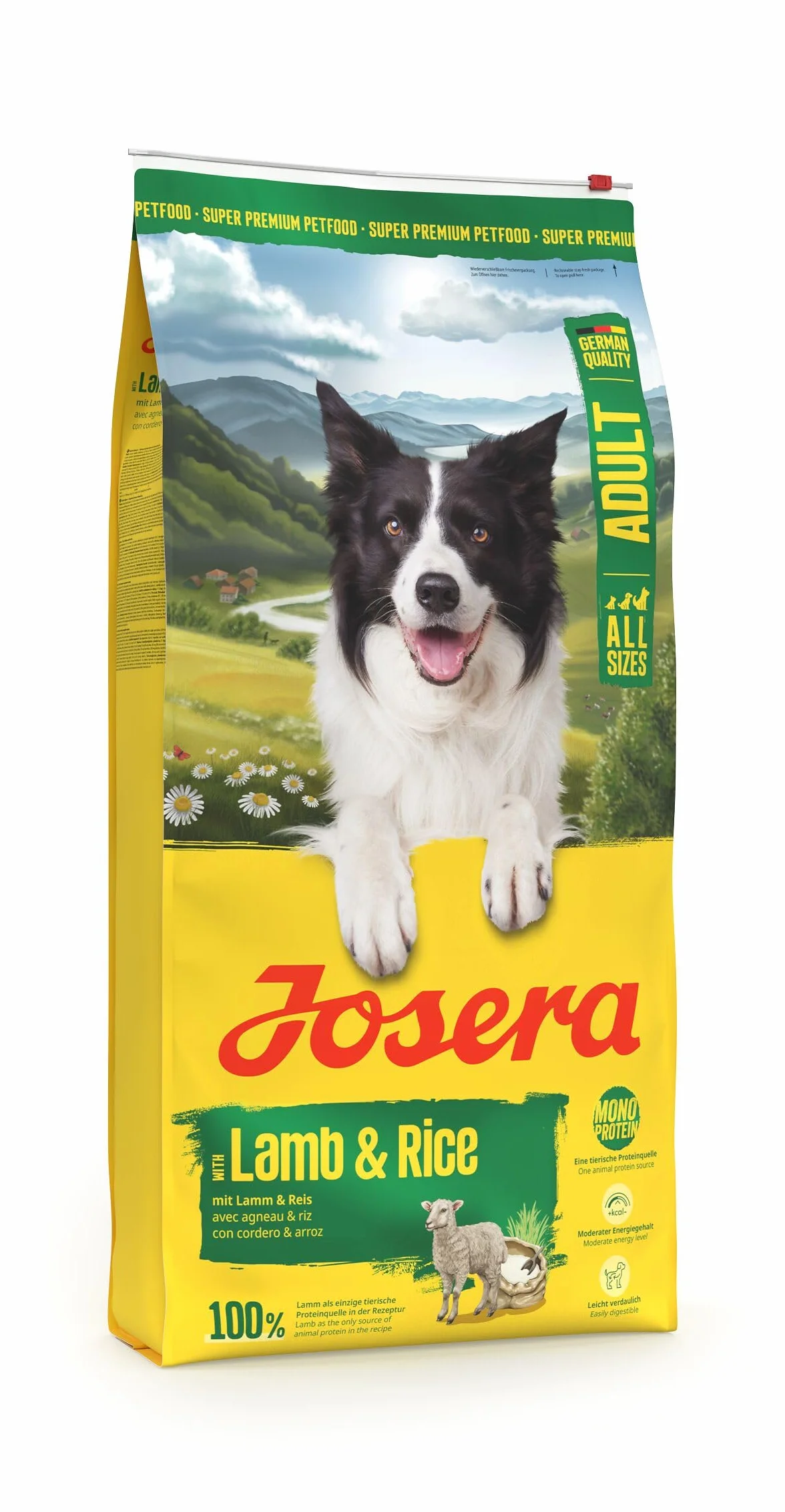 JOSERA Jagnięcina i ryż sucha karma dla dorosłych psów 12,5 kg monoproteina niska zawartość białka