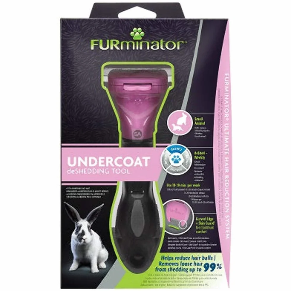 Furminator Undercoat Szczotka do Sierści, Szary/Różowy, 1 Sztuka