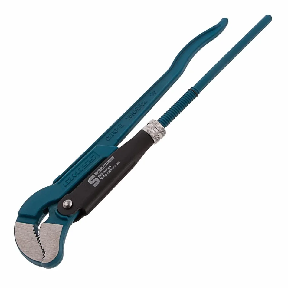 GROSS Klucz Nastawny Typu Żabka do Rur, Dźwigniowy, Kuty, 42 cm