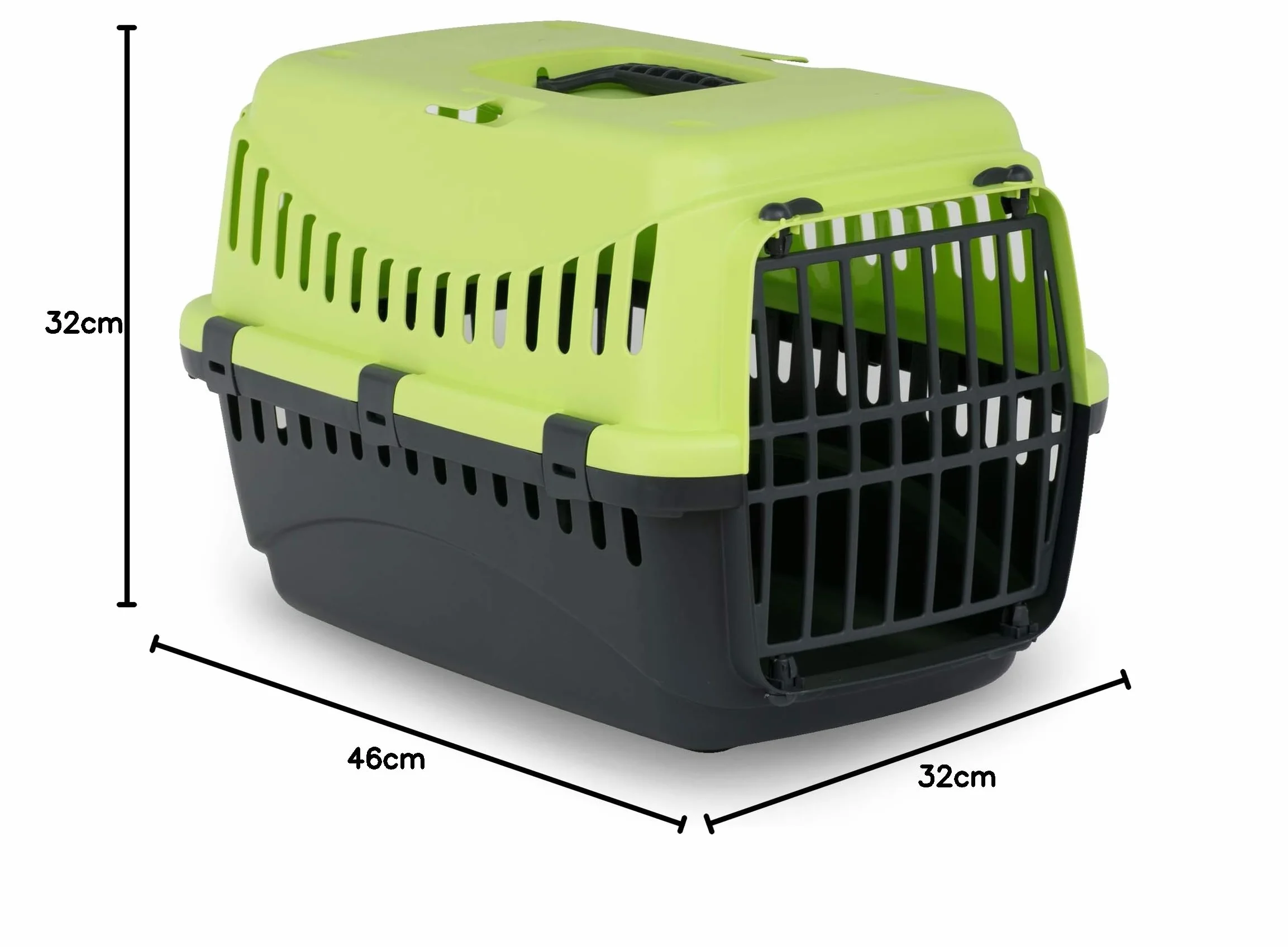 Mp Bergamo Gipsy 50 Transporter, Czarny/Zielony, 46 x 32 x 32 cm