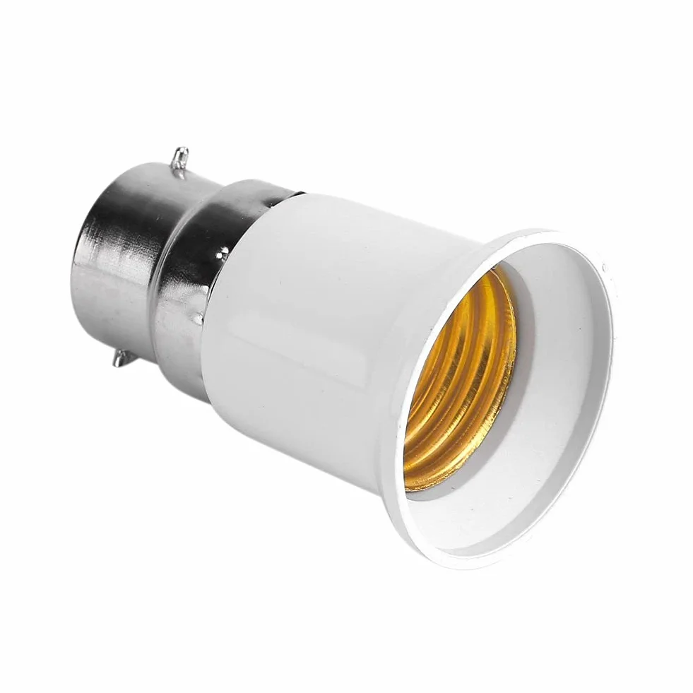 Gloglow 5 Sztuk B22 Do E27 Adapter Lampy Uchwyt Lampy Led Konwerter Adapter Gniazda Żarówki B22 Do E27 Śruba Podstawy Żarówka Uchwyt Lampy Uchwyt Konwertera Na Żarówkę Led