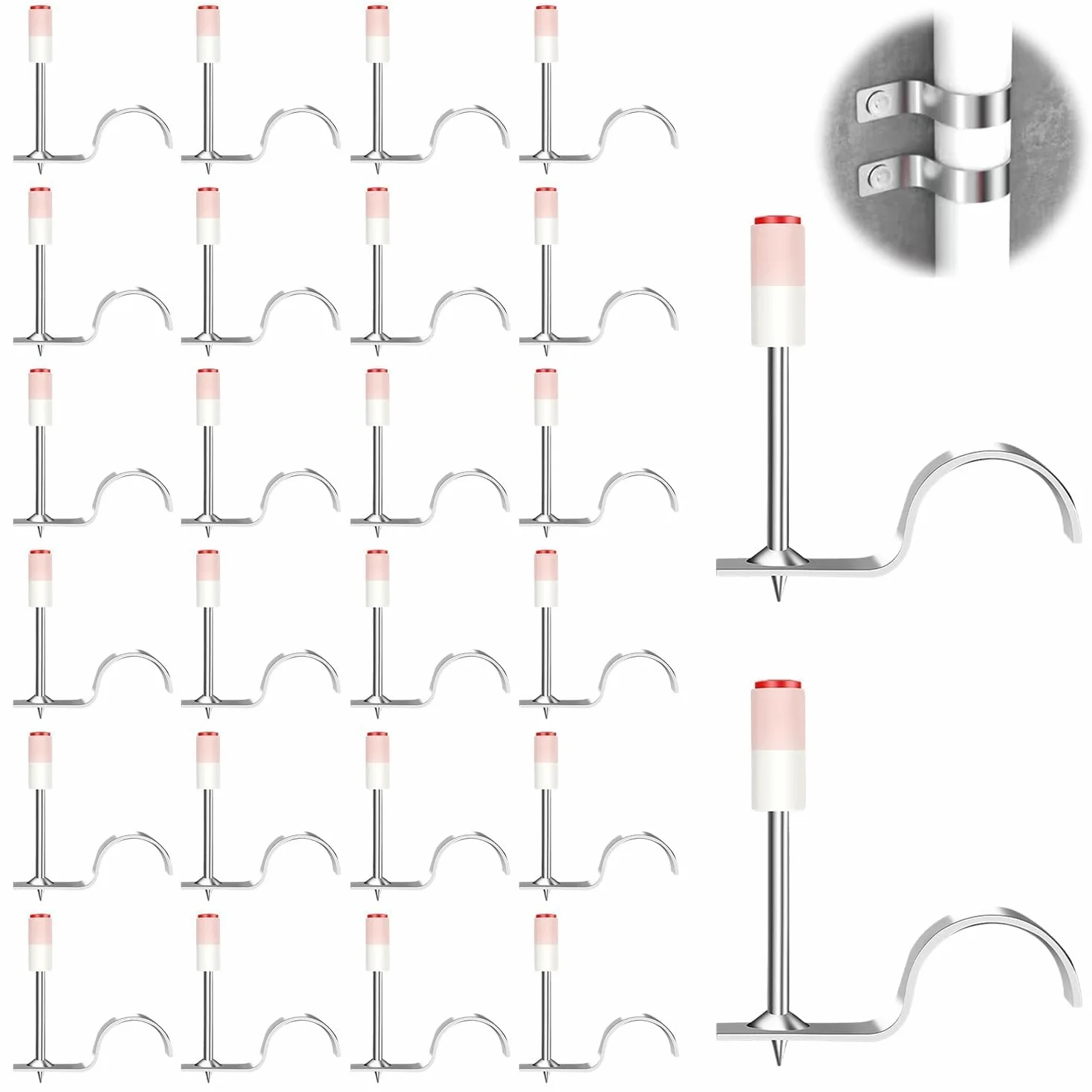 200 sztuk gwoździ do pistoletu do paznokci, pistolet do paznokci do stali i betonu, średnica 7,3 mm, gwoździe do ścian betonowych, papy dachowej, pistolet do paznokci sprężone powietrze