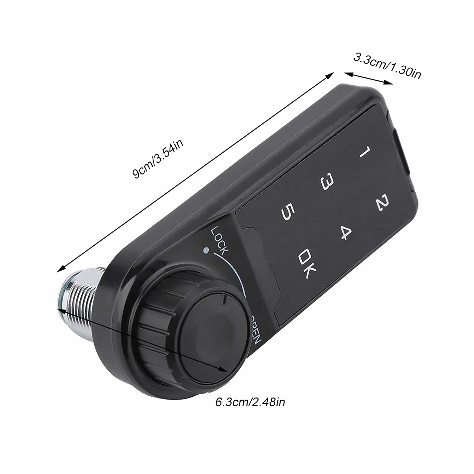 Zamek elektroniczny Touch, cyfrowa klawiatura, zamek szyfrowy, zamek szyfrowy, zamek szyfrowy, do szafy, na ubrania (rozmiar L=30)