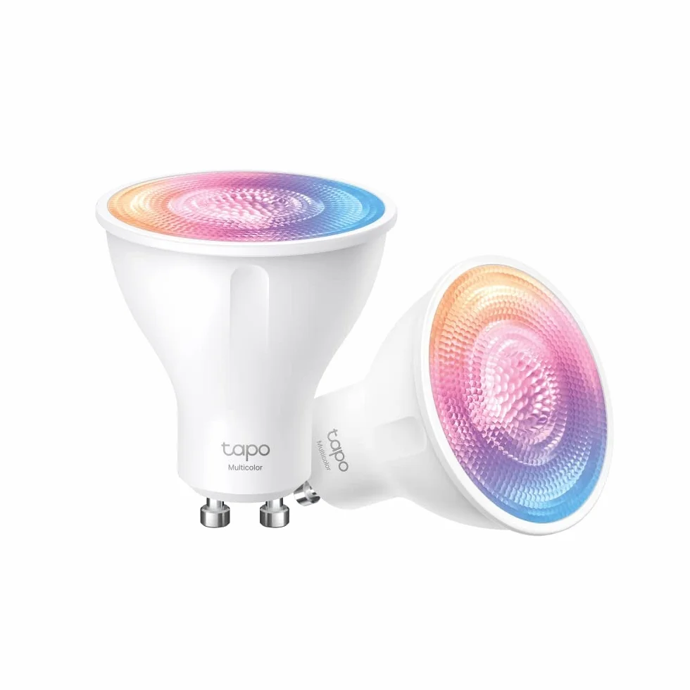 TP-Link Tapo L630 2-Pack inteligentna żarówka WiFi GU10 RGB regulacja jasności sterowanie głosowe Alexa Google harmonogram oszczędność energii