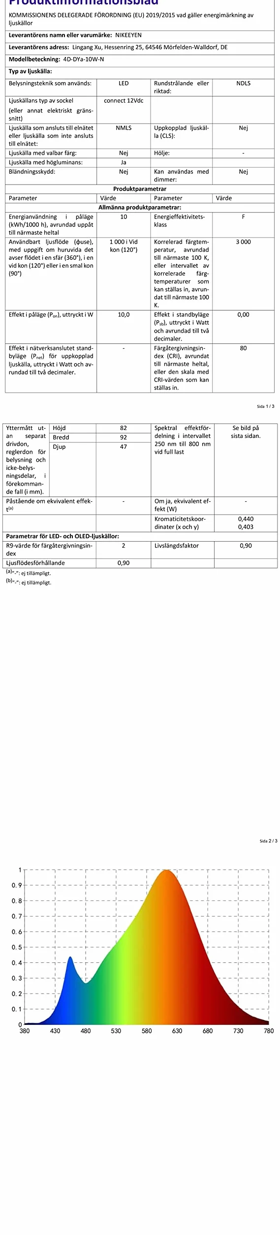 Reflektor LED 10 W 12 V wodoodporny IP65 zewnętrzna lampa bezpieczeństwa 1000 lm 3000 K ciepłe światło zewnętrzne reflektor kinkiet do ogrodu podwórka garażu na dachu plac zabaw
